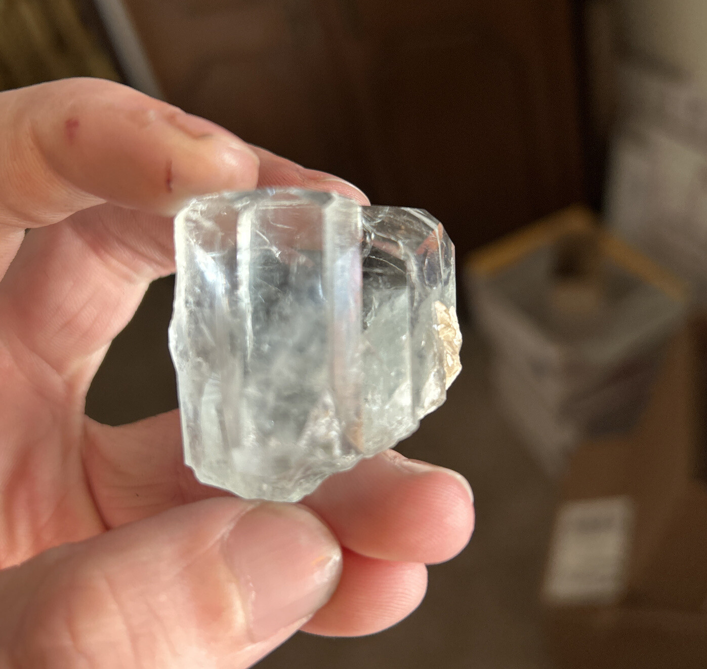 Huge 275 CT Natural Untreated Aquamarine Crystal High Clarity Gemmy Look
