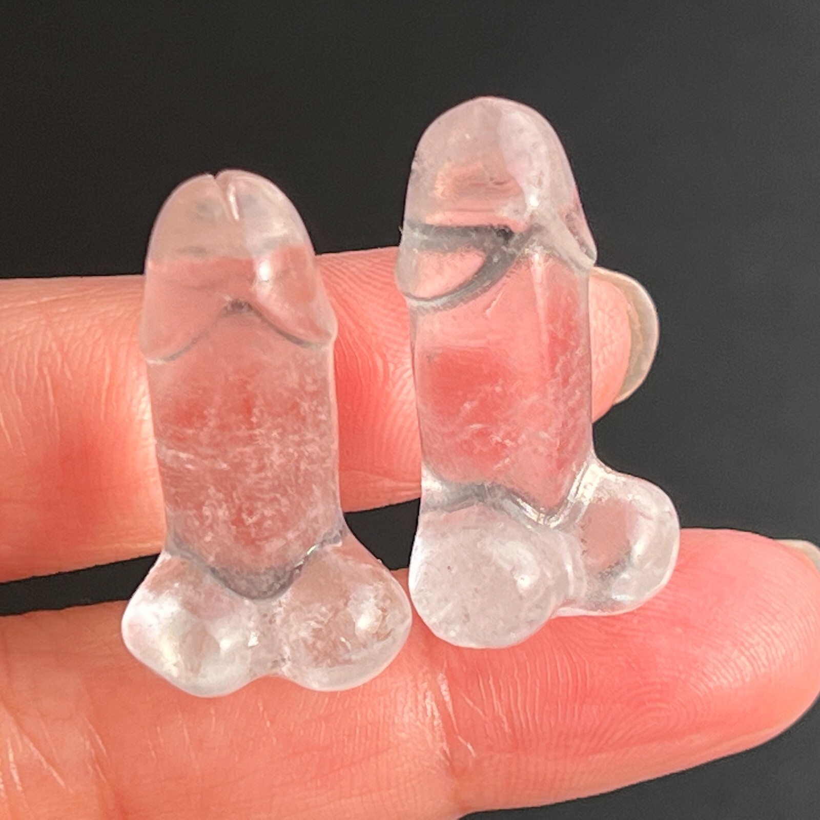 Top 1.1″ Natural clear quartz Male Penis gem Quartz Crystal Reiki Healing 5pcs