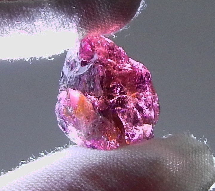 27.8ct Purple Rubellite Tourmaline Iridescent Natural Mined Unheated Rough