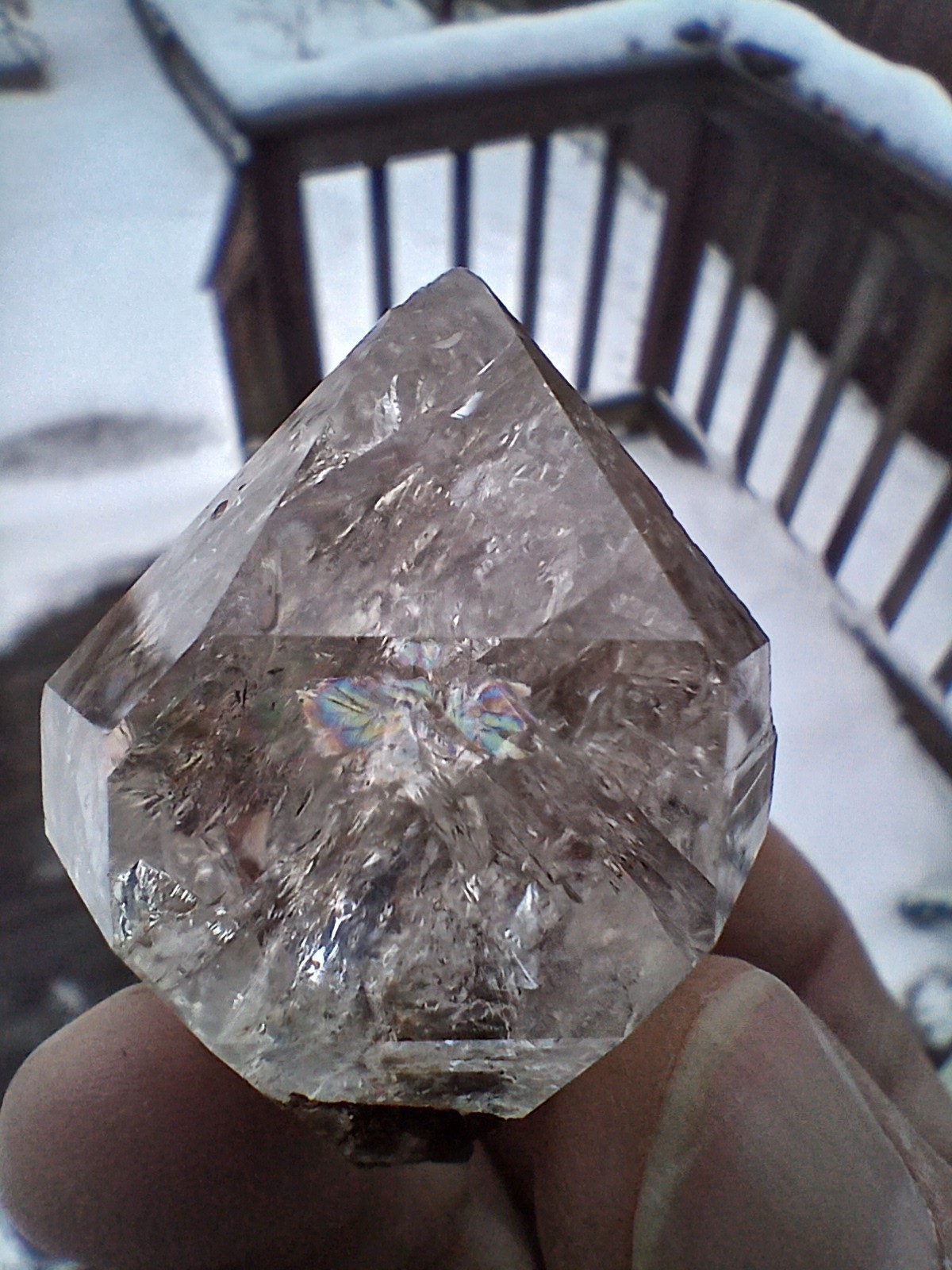 Large Herkimer 💎 Full Of 🌈s Miner Direct From NY ❤️