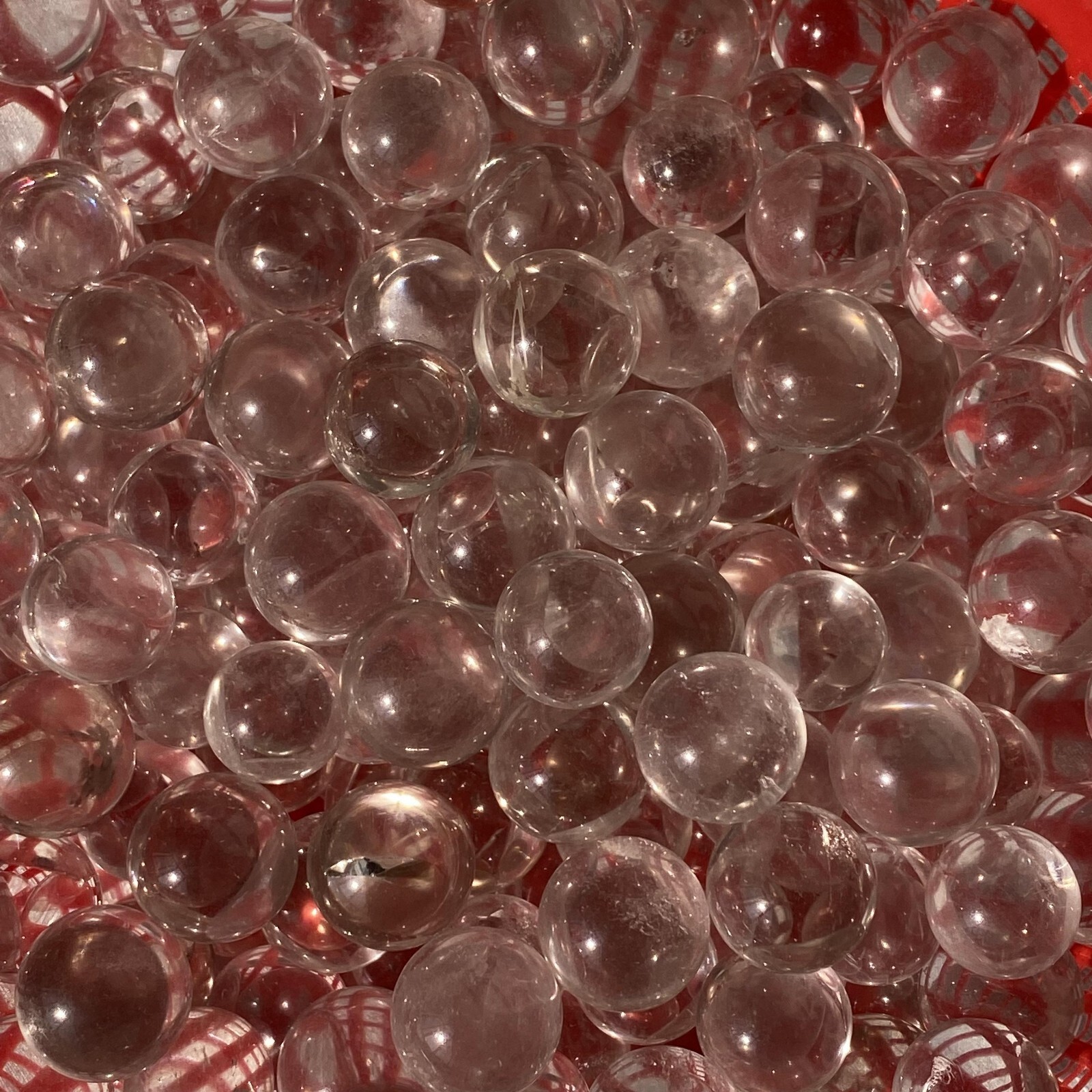 10pcs Natural Clear crystal Ball Quartz Crystal Sphere 15mm+ Polishing Healing