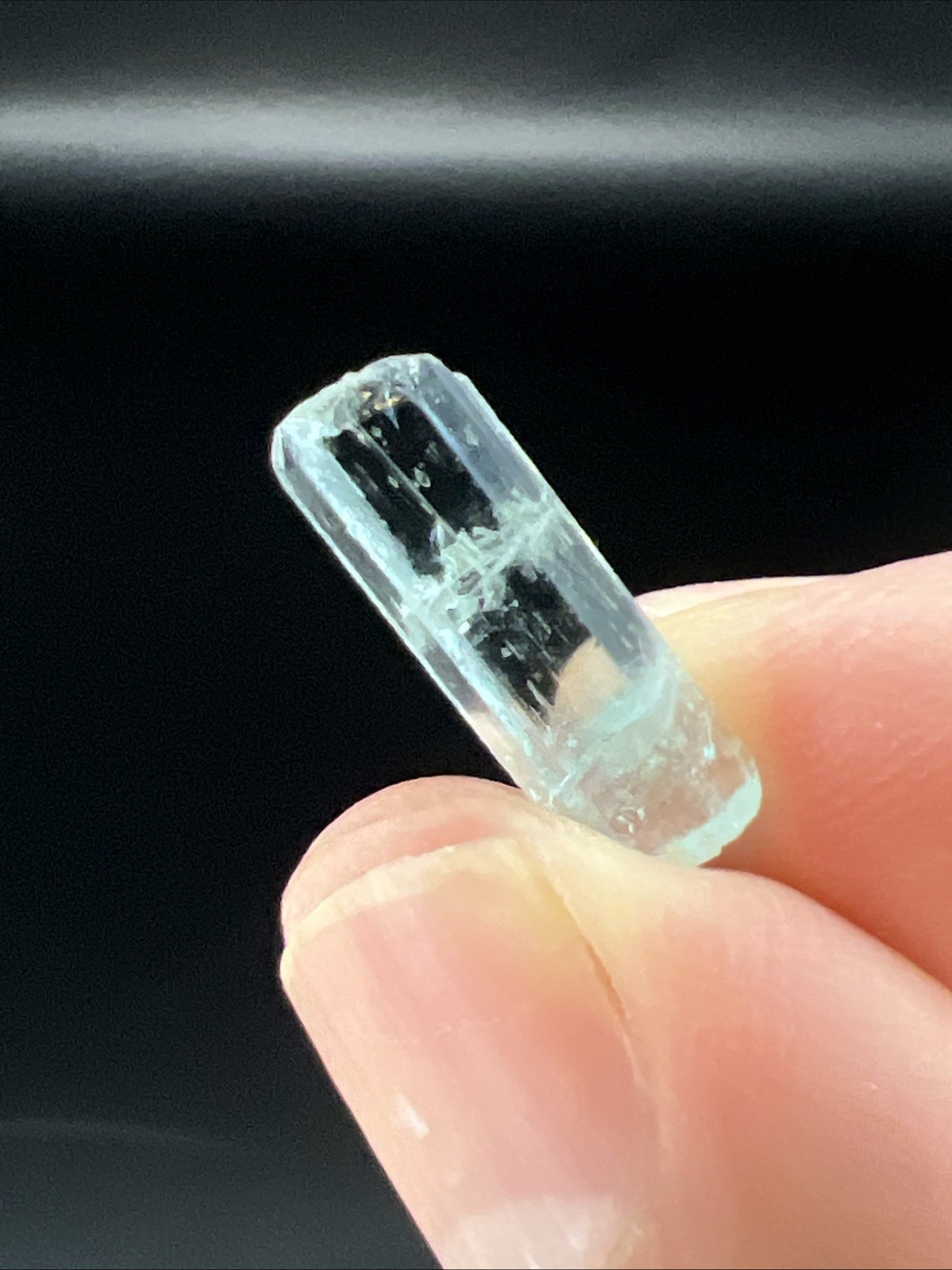 Vanadium Emerald Crystal – Nigeria Green Beryl Eye Clean Terminated -4ct- 1305