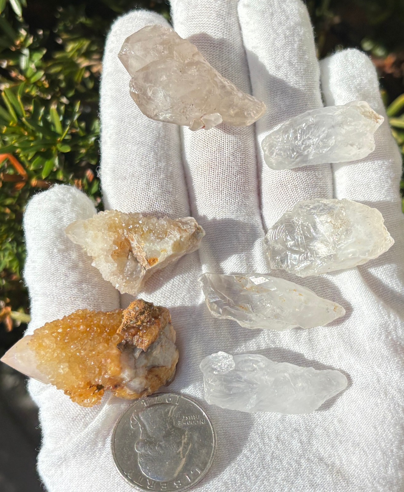 USA SALE 66g LOT AZEZTULITE/SPIRIT QUARTZ/GOLDEN HEALER SPIRIT/ELESTIAL/FAIRY