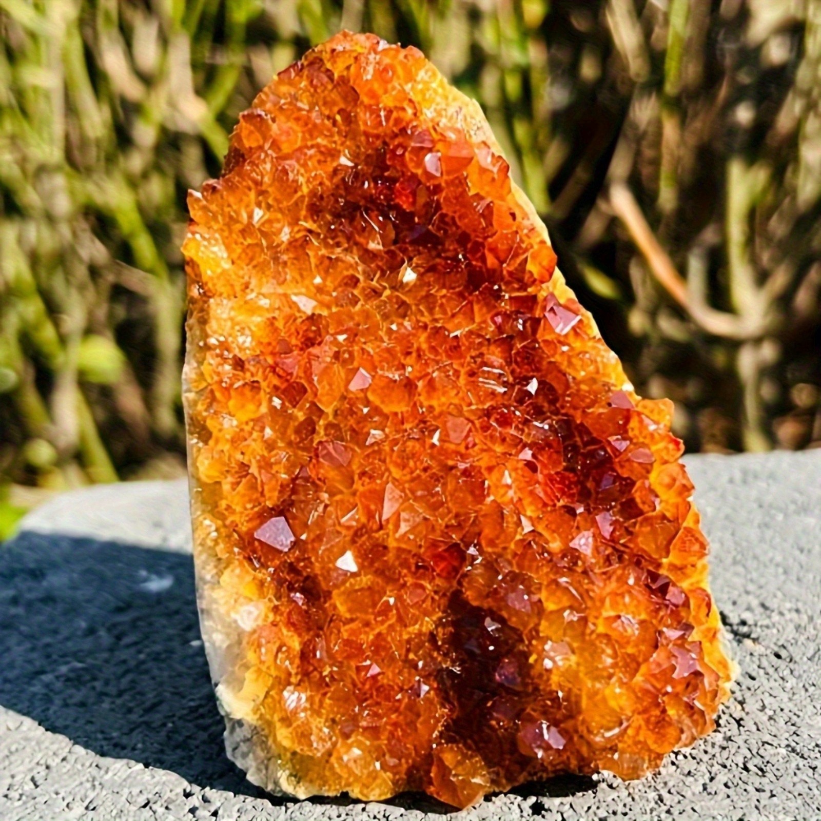 1pc CrystalHola-1PC Rare Pink/Rose Red/ Red/Blue/Orange/Green/ Geode Cluster -Pr