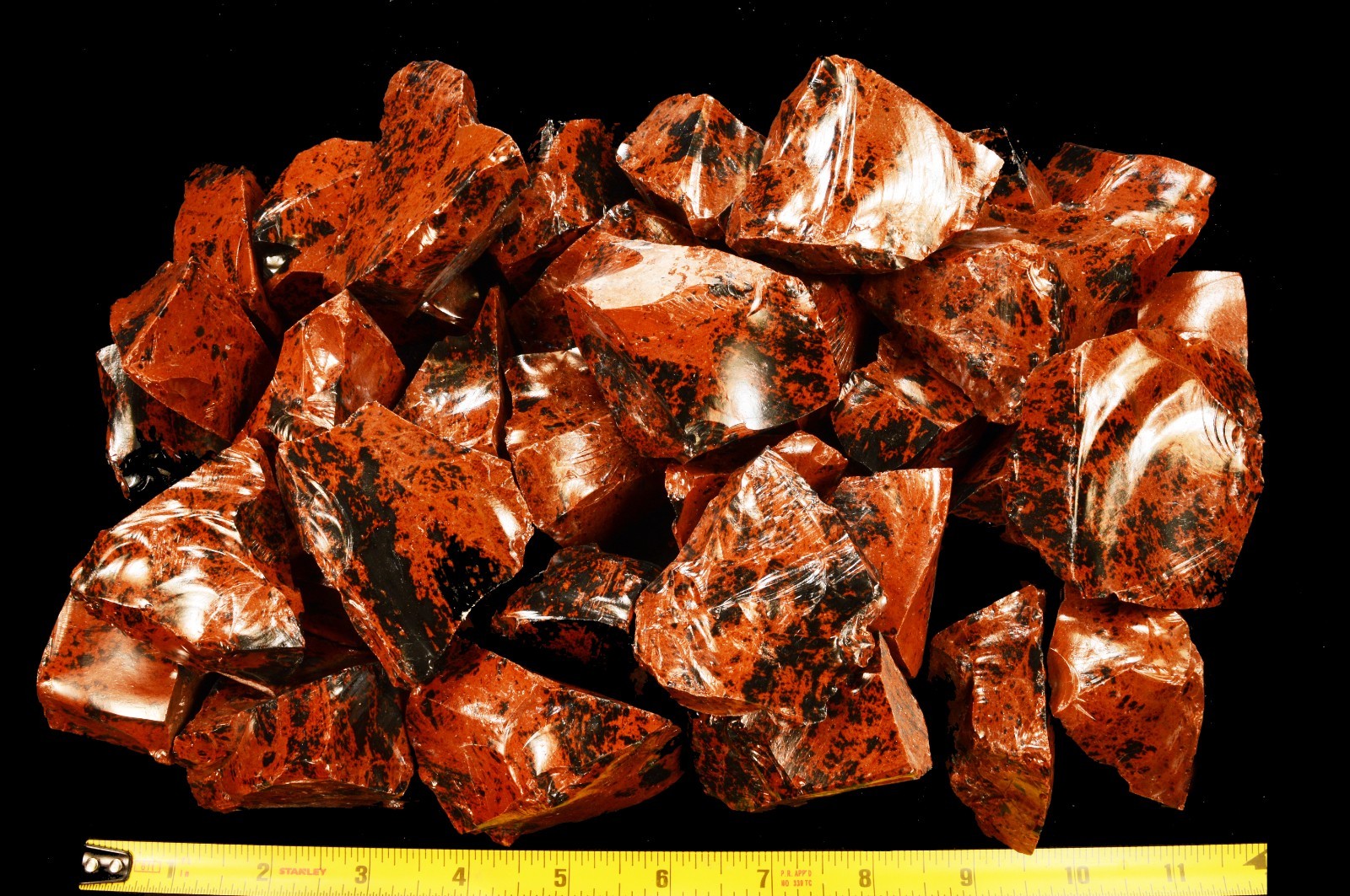 MAHOGANY OBSIDIAN 2″ 2-4 Oz Rock Mineral Specimen Root Chakra Healing Stone