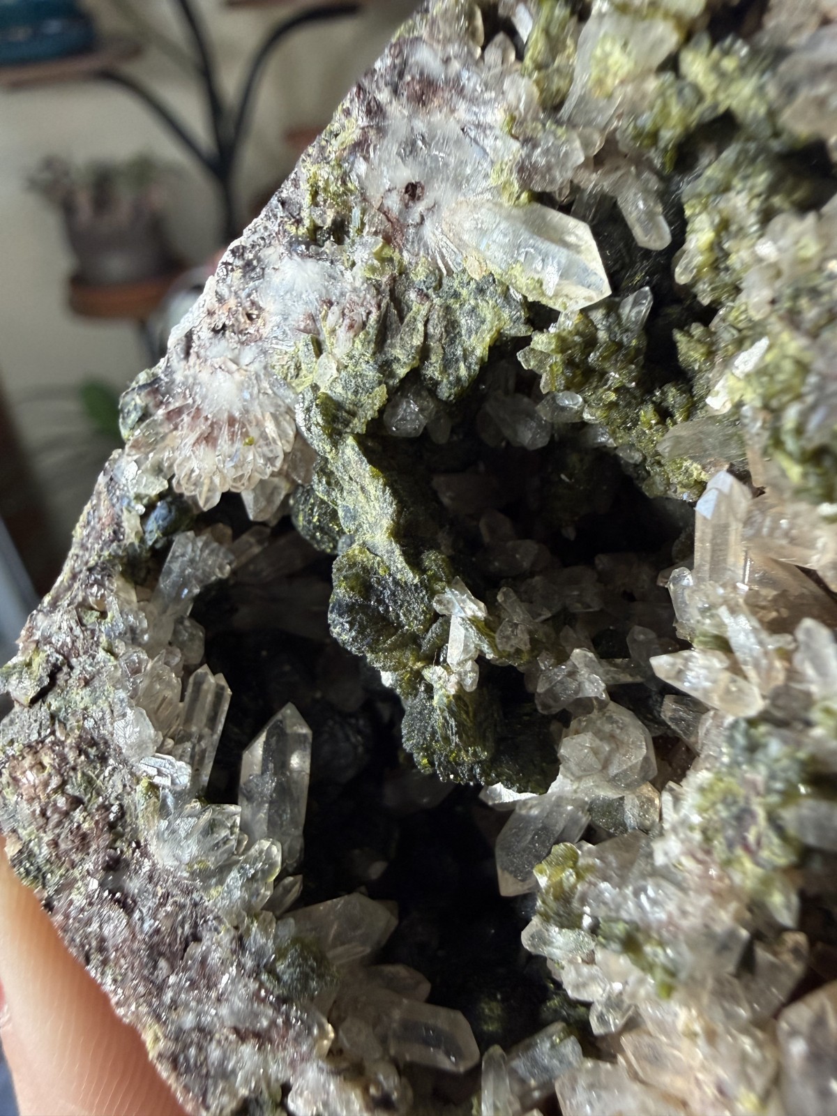 Turkish Epidote & Quartz Specimen with Cavities – 6.81 oz