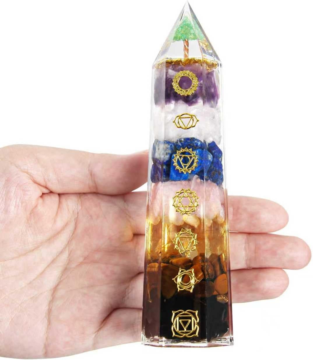 Orgone Pyramid Energy Generator Emf Protection Healing Meditation Orgonite USA