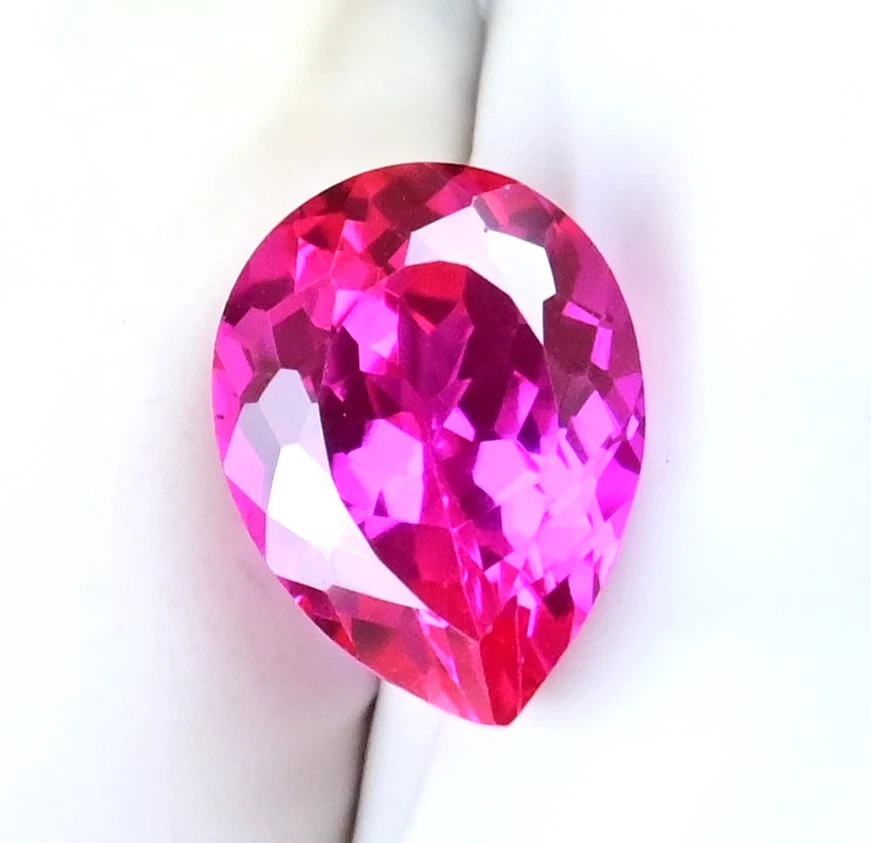 Certified 3.80 Ct Natural Flawless Mogok Pink Ruby Pear Cut Loose Gemstone 28R