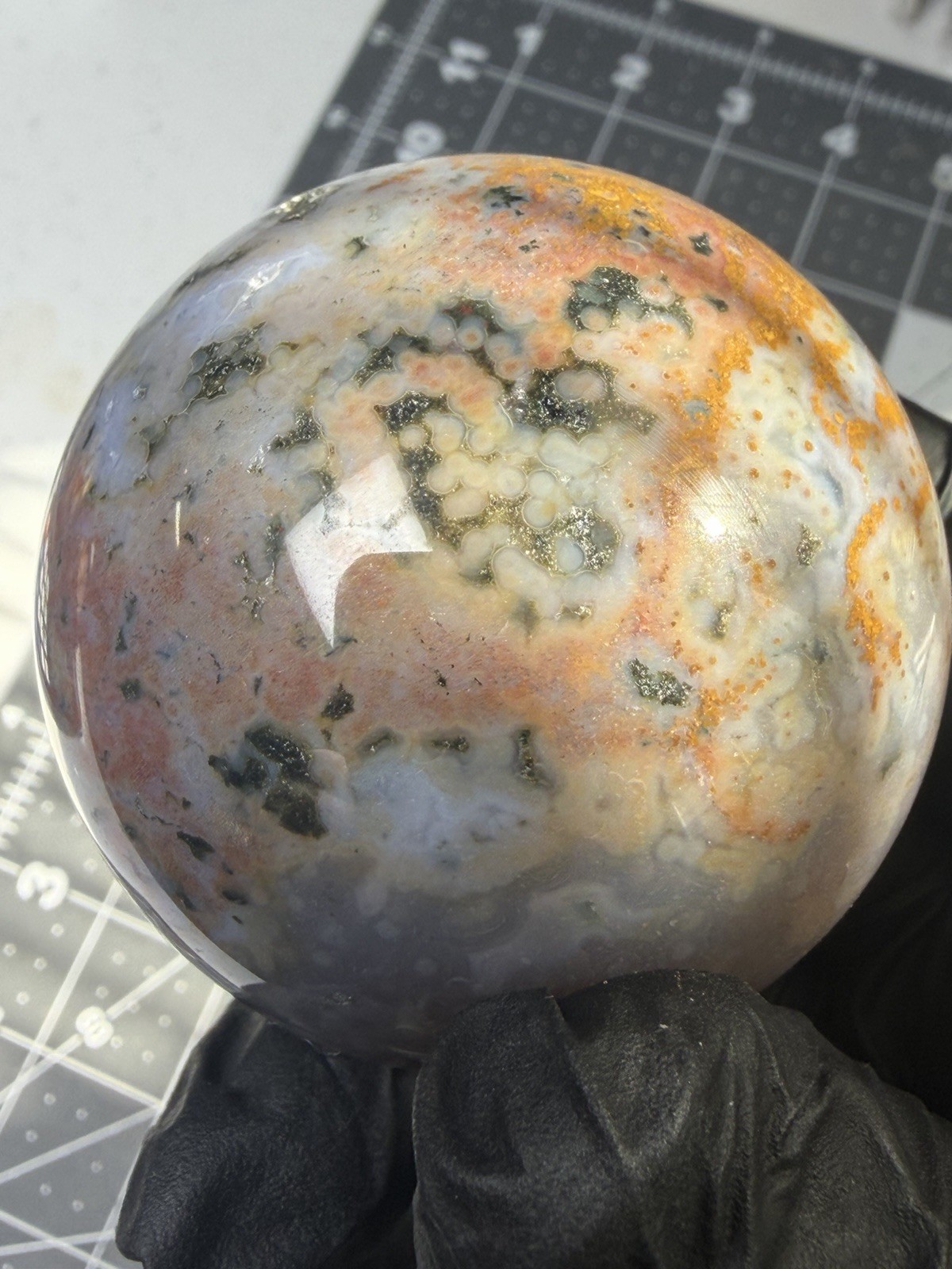 Excellent Ocean Jasper Sphere Orbs Orbicular