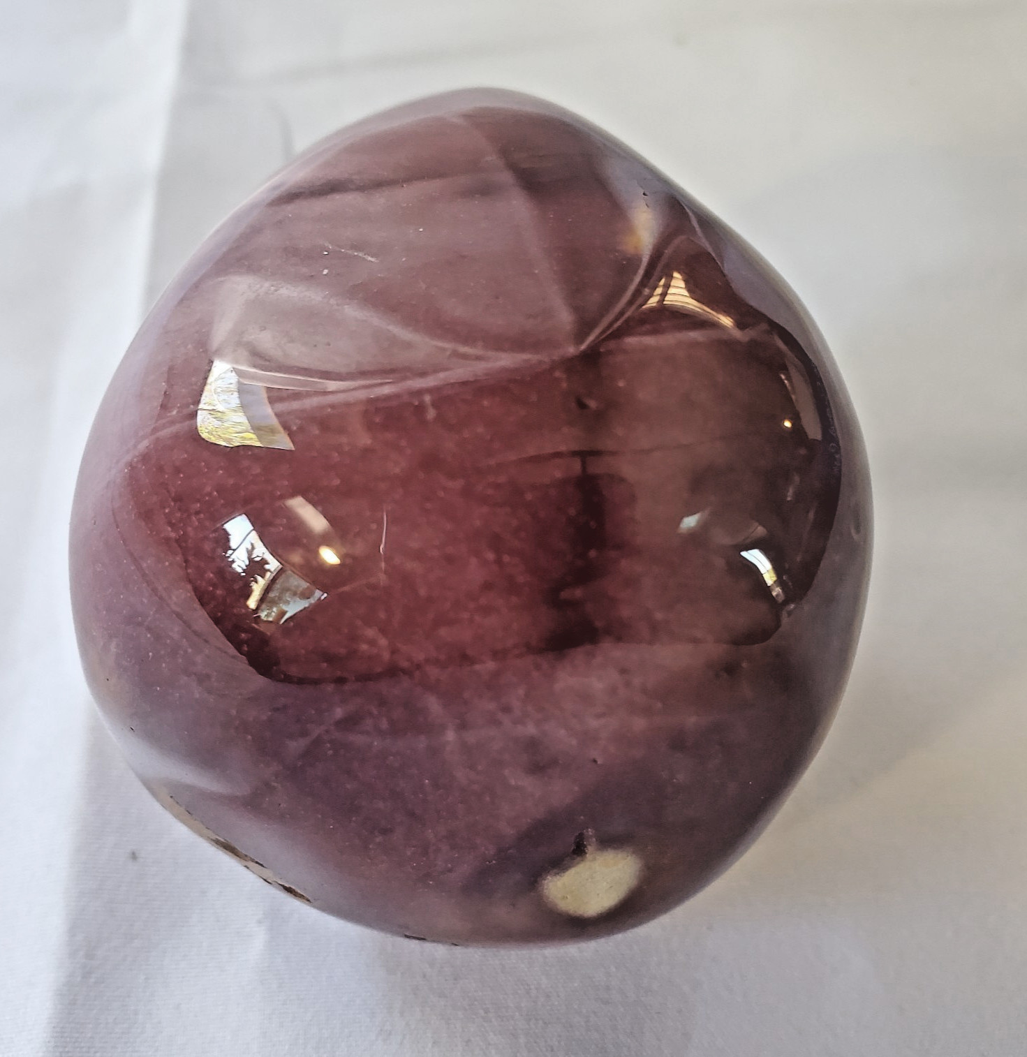 Natural Mookaite Rounded Jasper Palm Stone Australian Semi Precious Healing