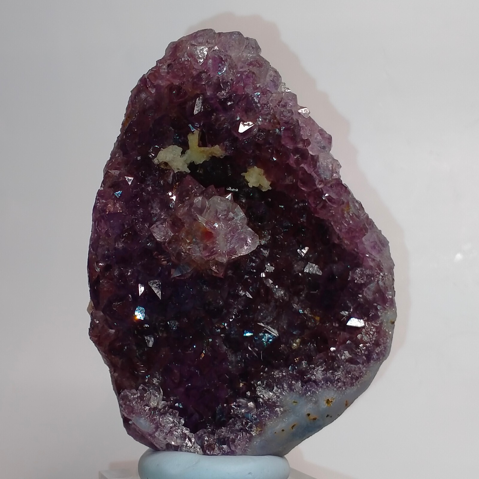 Amethyst Quartz dark purple crystal cluster natural specimen Watch Video 0.34kg