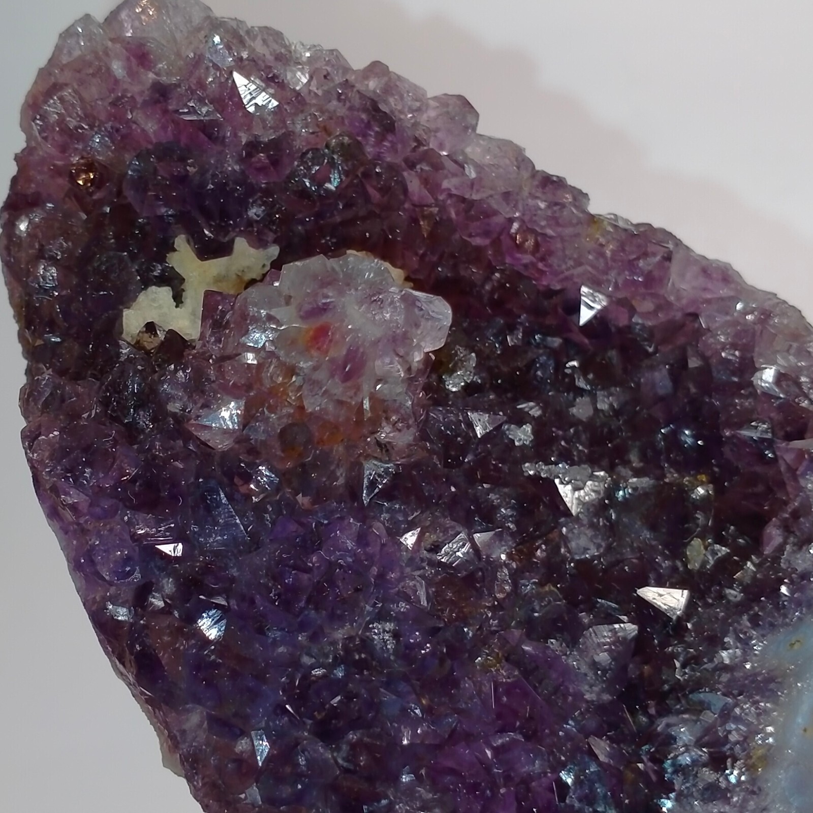 Amethyst Quartz dark purple crystal cluster natural specimen Watch Video 0.34kg