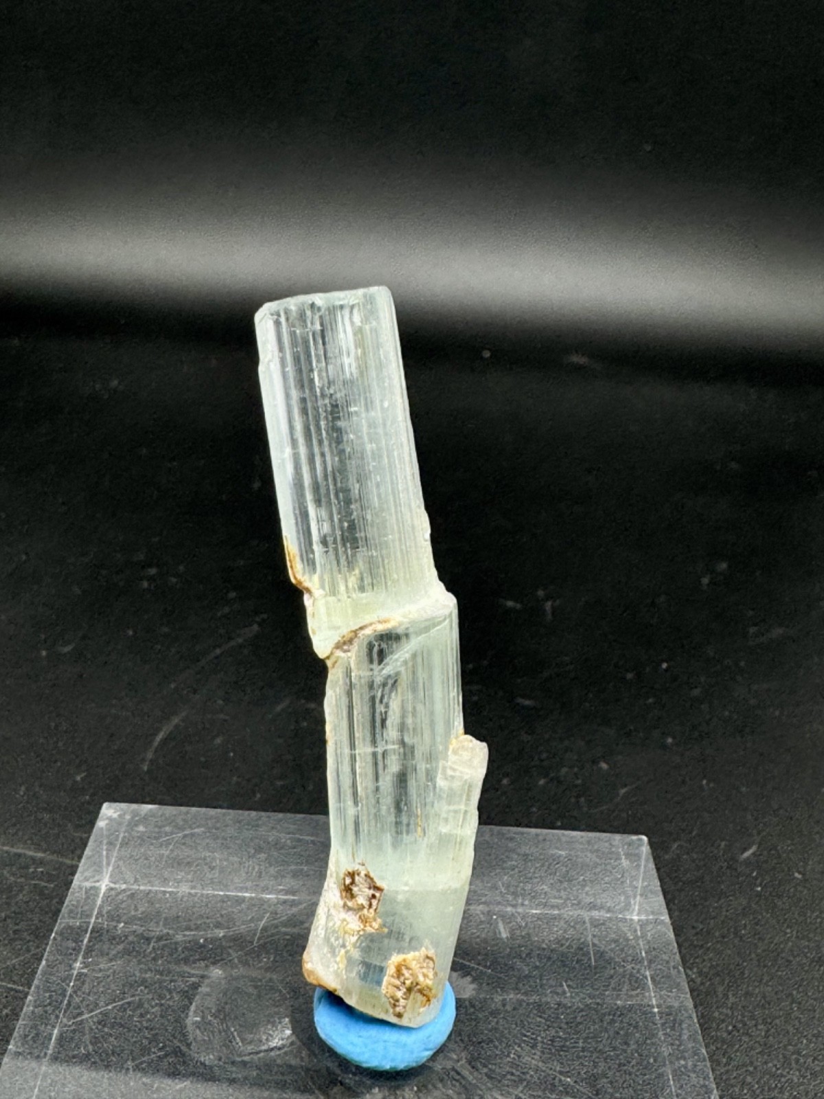 Natural Aquamarine Crystal 43.85 Ct Skardu Pakistan Hexagonal