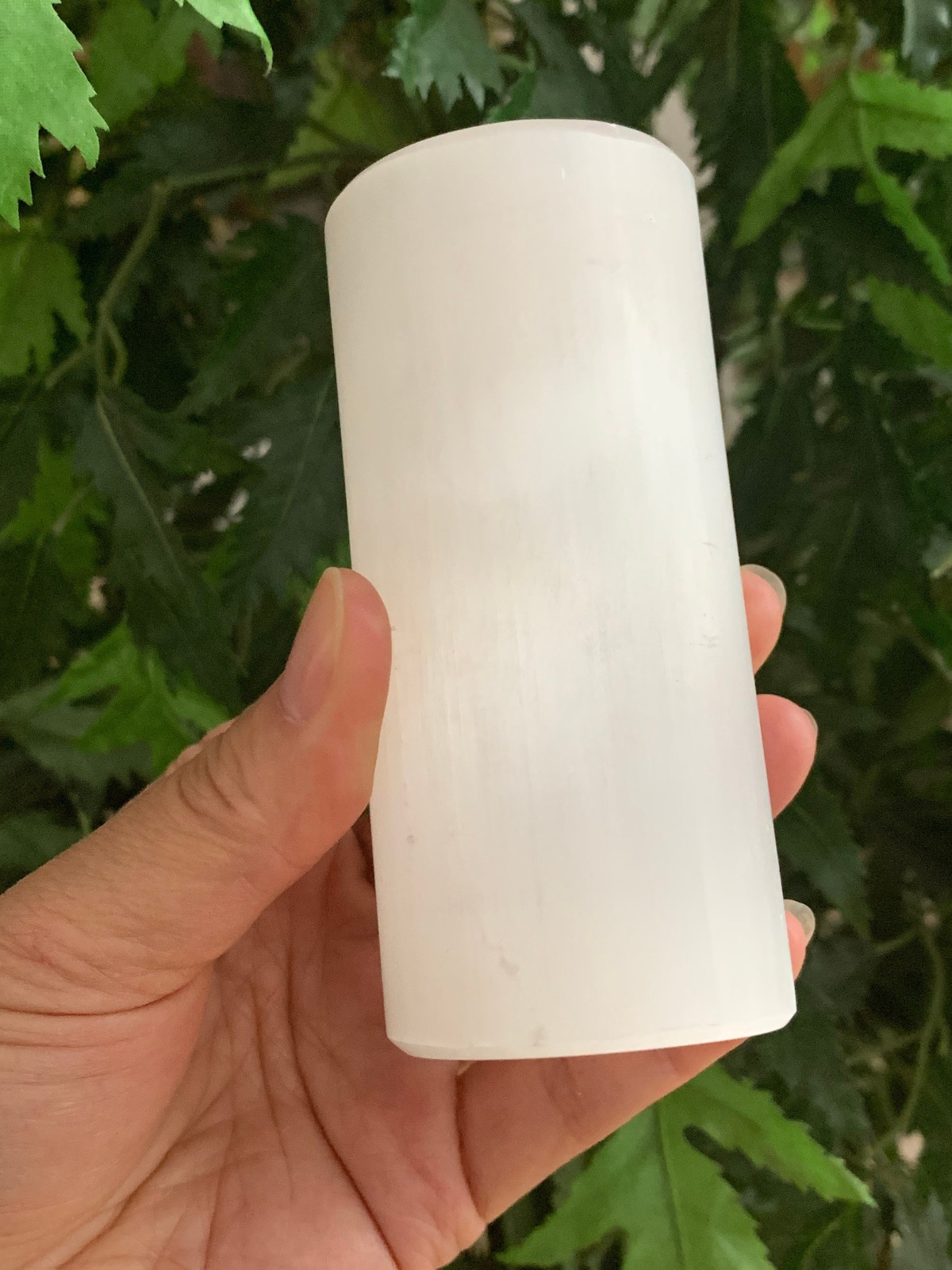 Selenite Harmonizer Cylinder, Cylinder Gemstone Gypsum Block, Wholesale Bulk Lot