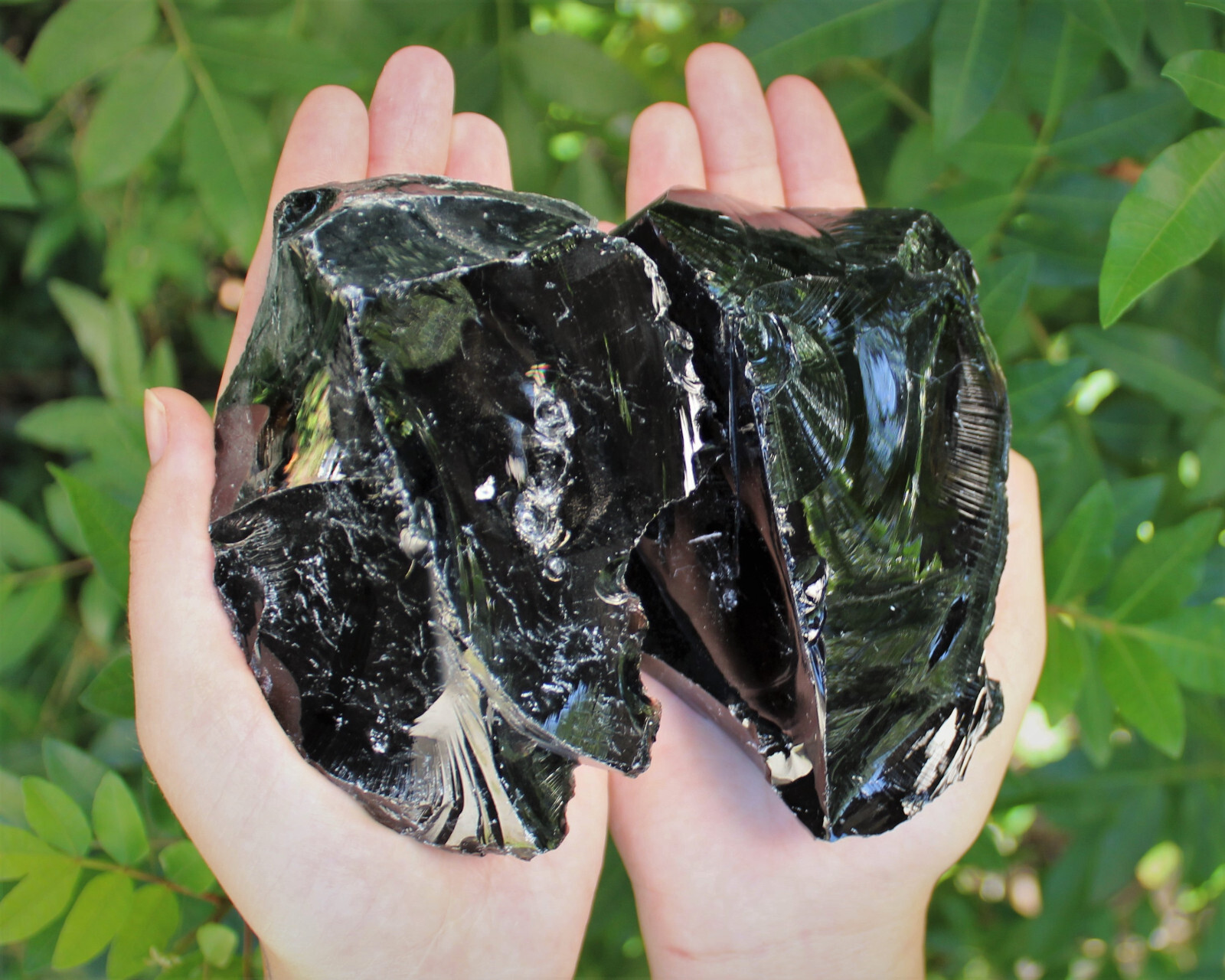 MASSIVE Rough Natural Black Obsidian Chunks – Huge Raw Black Obsidian Crystals