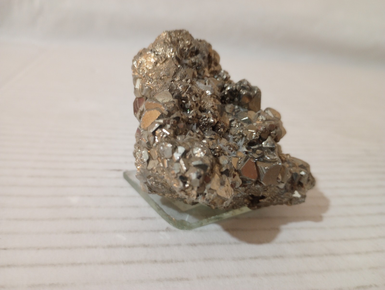 Pyrite Crystal Cluster Fool’s Gold Octahedron Cube Pyritohedron 12 Oz