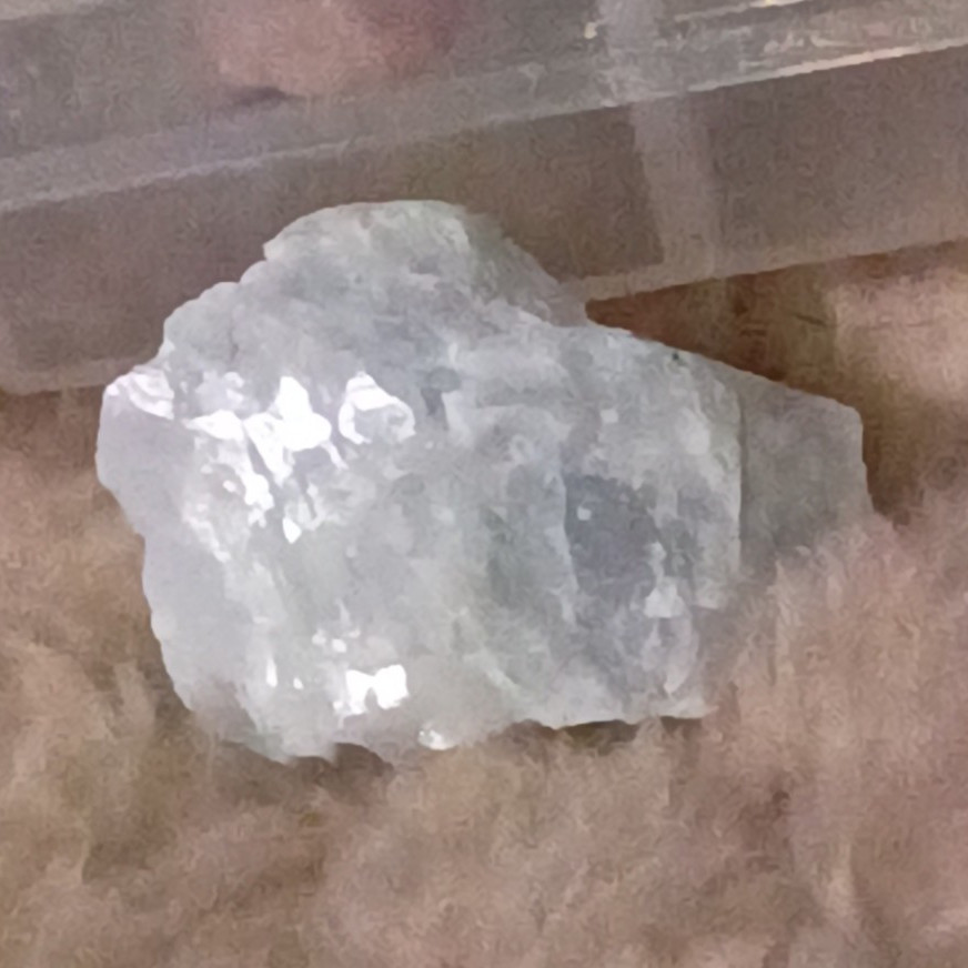 Natural Rough Light Blue Crystal Mineral Stone Specimen – Natural Shape