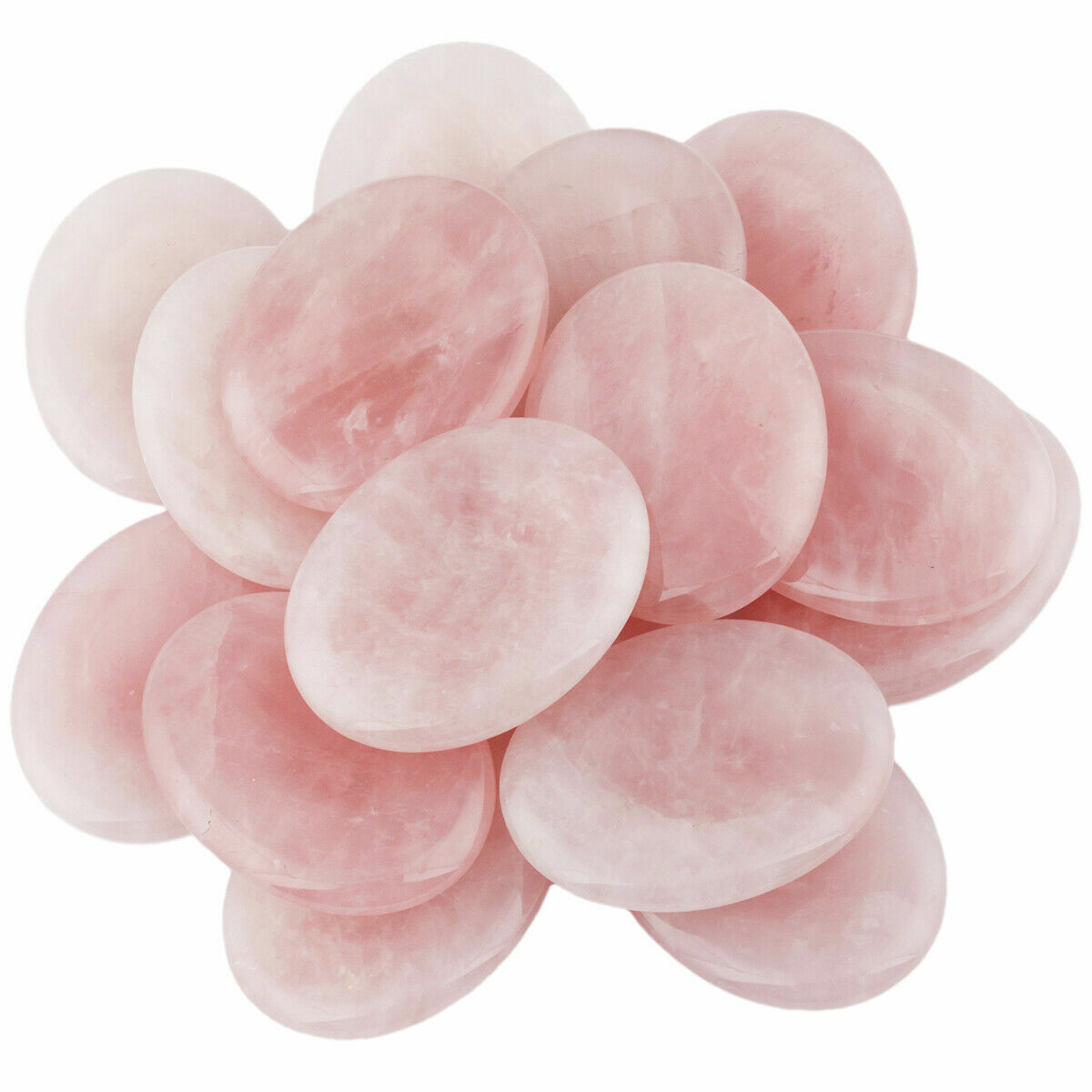Healing Crystal Oval Thumb Worry Stone Pocket Palm Stone Chakra Reiki Meditation