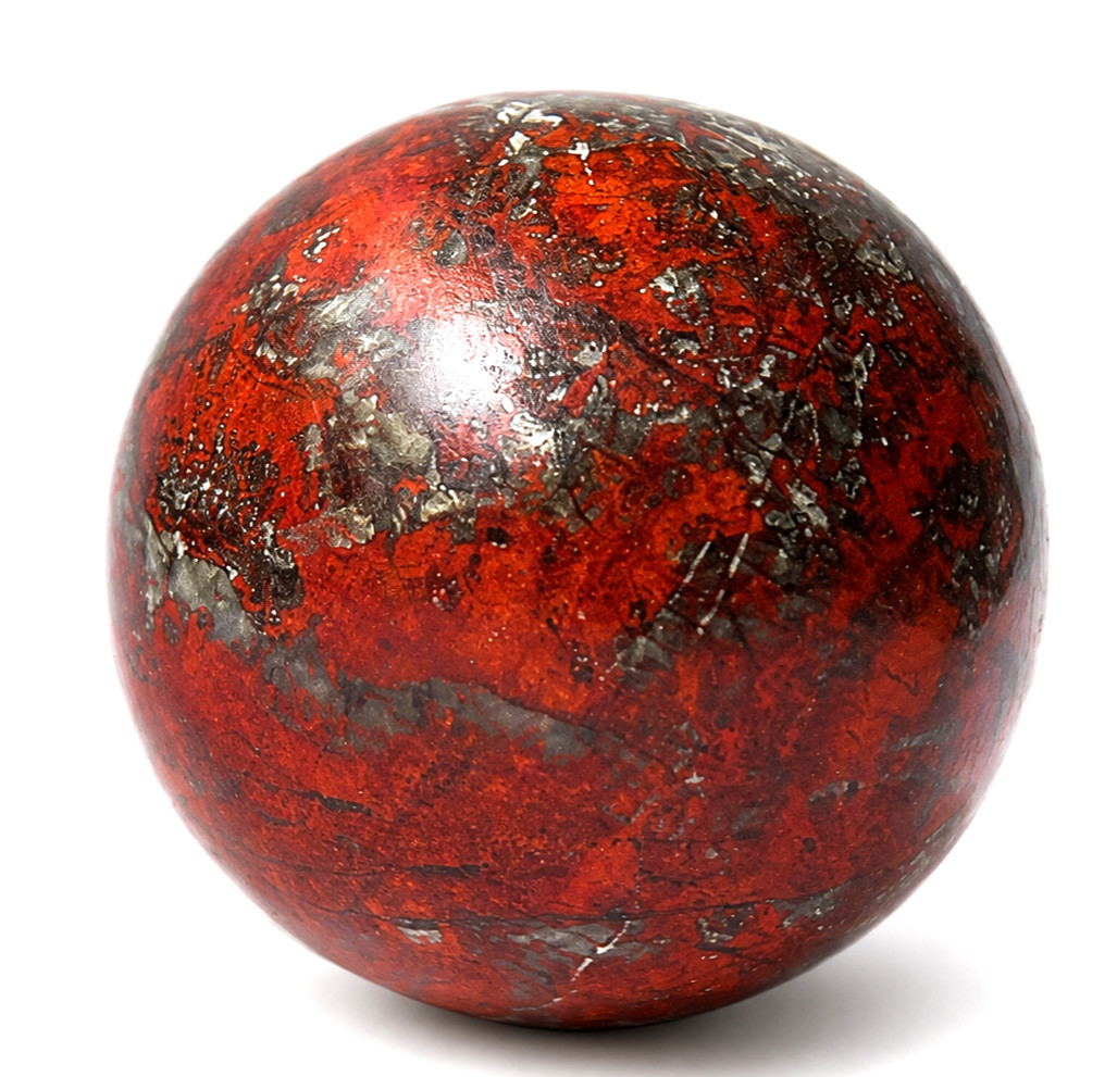 Natural Sonora Sunrise Sphere 41mm 118g Polished Healing Crystal Display Stone