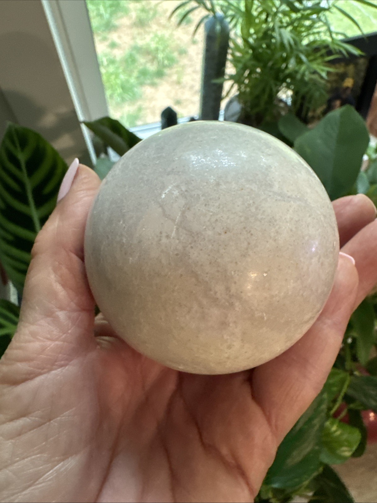 Pink Opal Crystal Sphere 492 Grams 492 Grams 2.7”