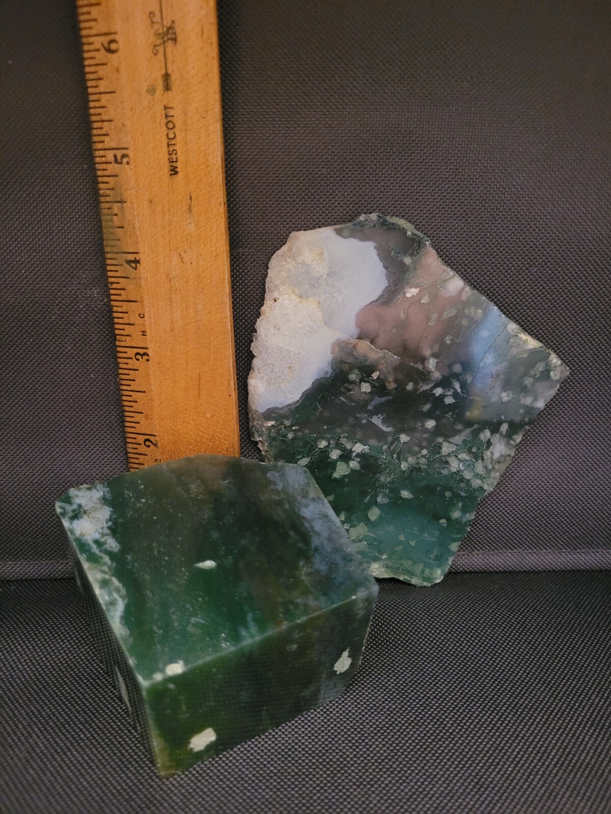 Moss Agate Freeform and Slab Bundle