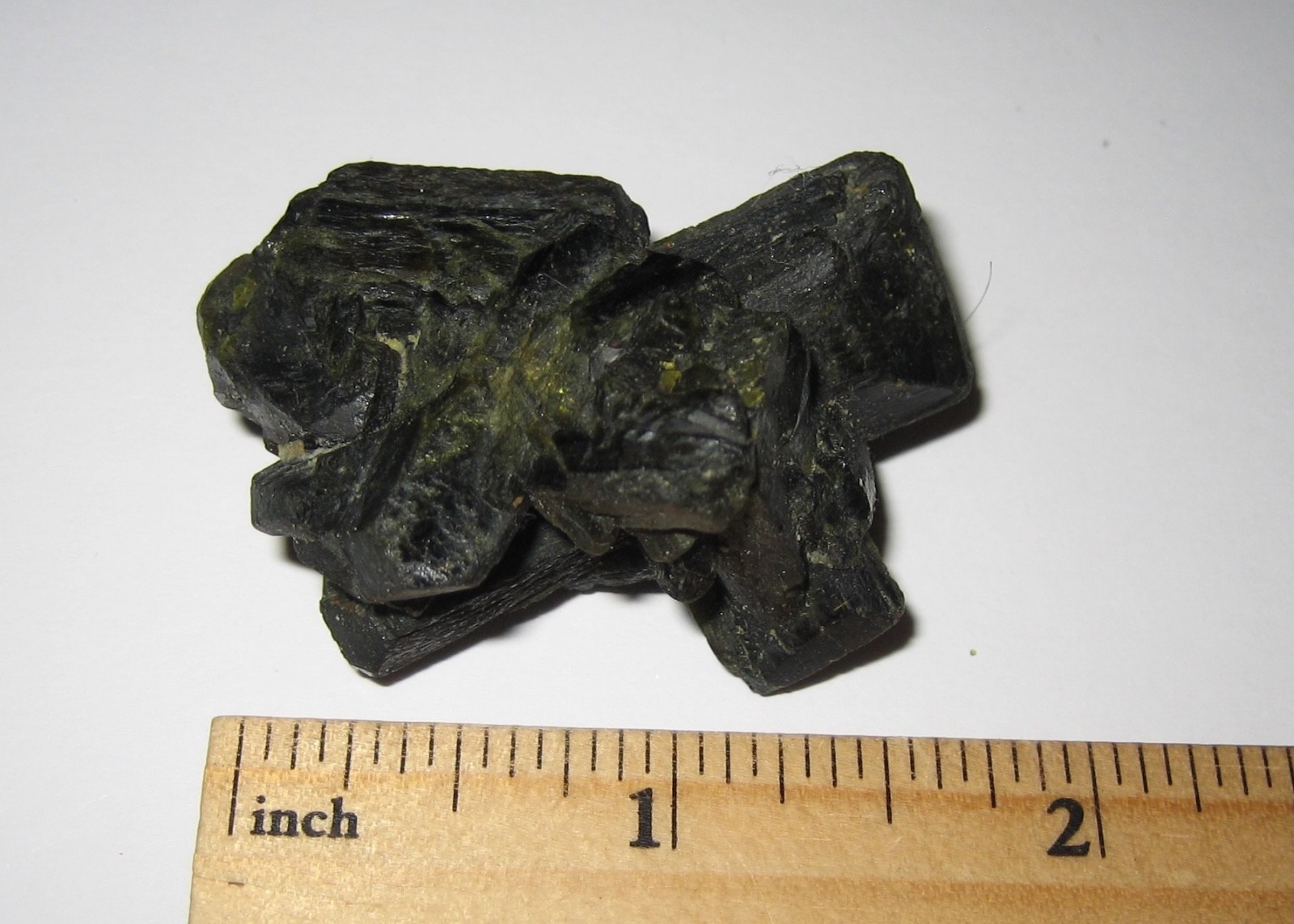 1.8″ SMALL NATURAL ROUGH EPIDOTE CRYSTAL MINERAL CLUSTER FROM MALI AFRICA 42g *1