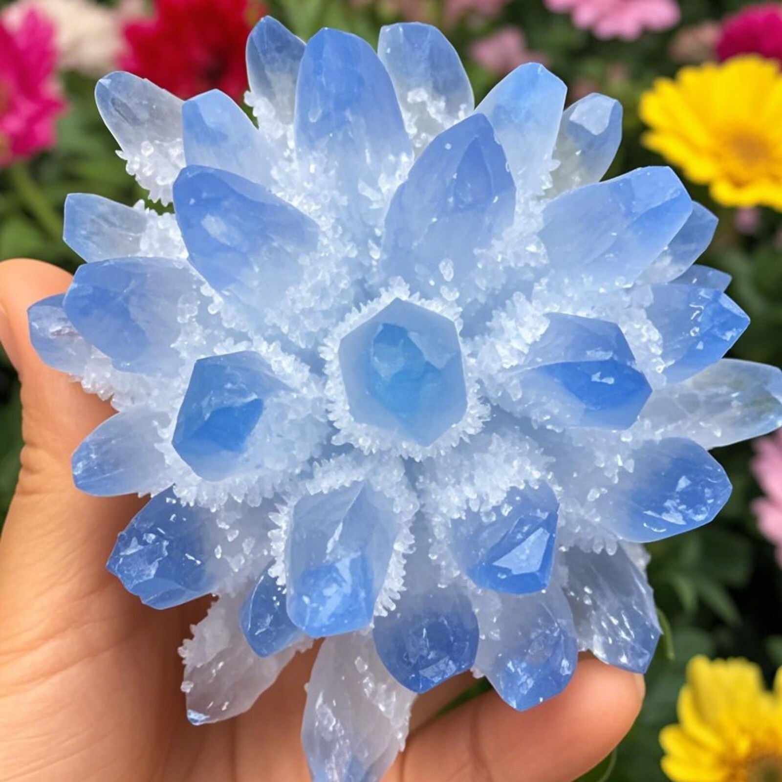 Natural Large Ghost Quartz Cluster Healing Crystal Phantom Stone Specimen Decor