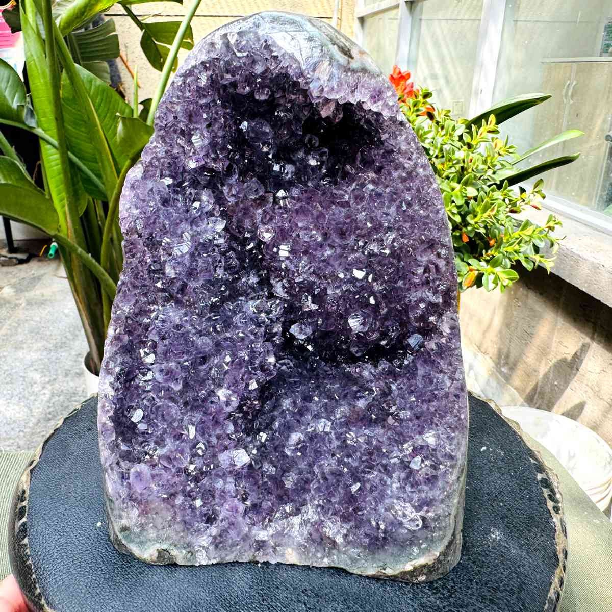 7.08LB Natural Uruguayan Amethyst Cluster Cave Display Specimen Healing