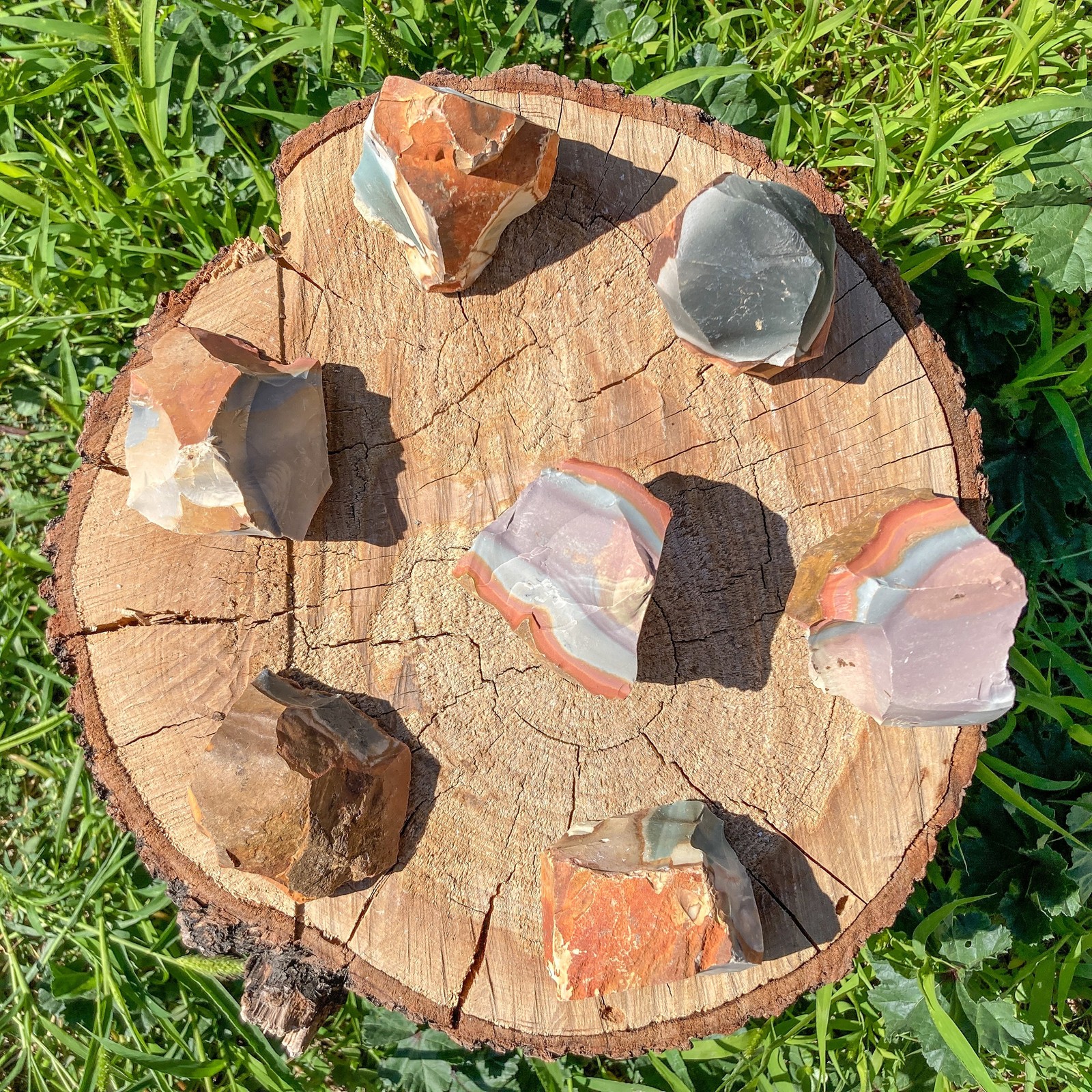 Raw Polychrome Jasper Crystal / Energy Blockages / Transformation / Rebirth