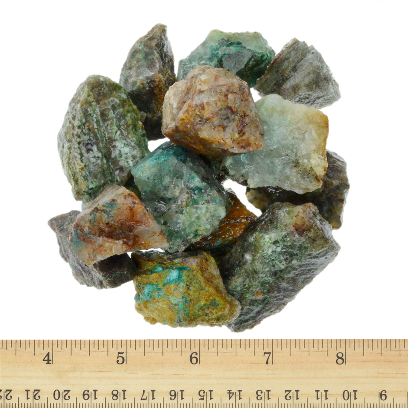 Chrysocolla – Rough Rocks for Tumbling – Wholesale Stone Crystal Mineral (Mada)