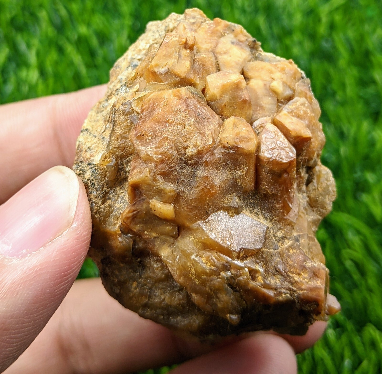 Astrophyllite included quartz cluster from Zagi KP Pakistan weight, 76 grams