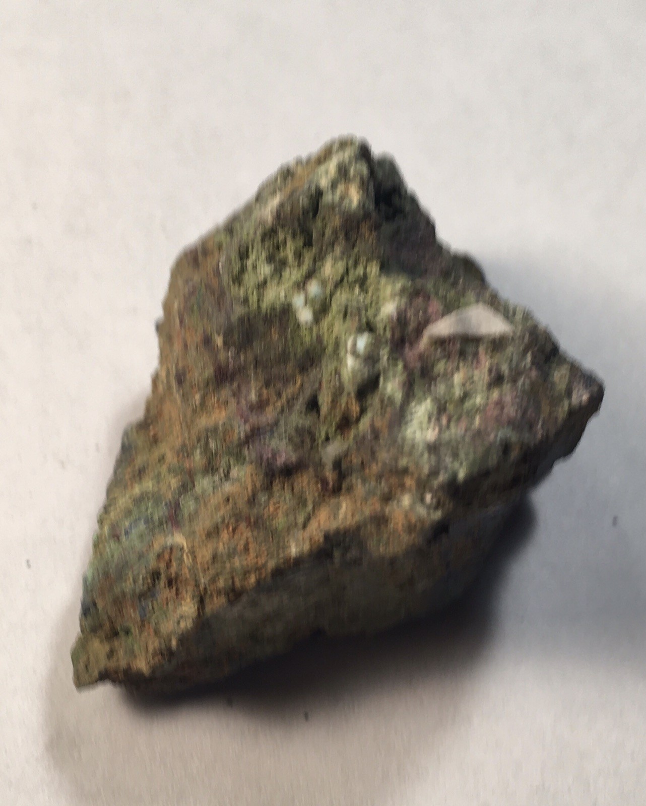 Azurite w/ Minor Dundasite, Laurium, Greece