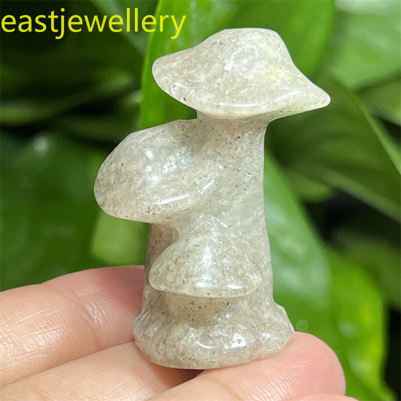 1pc Natural white Phantom Mushroom Skull gem Quartz Crystal Skull Random 1.5″
