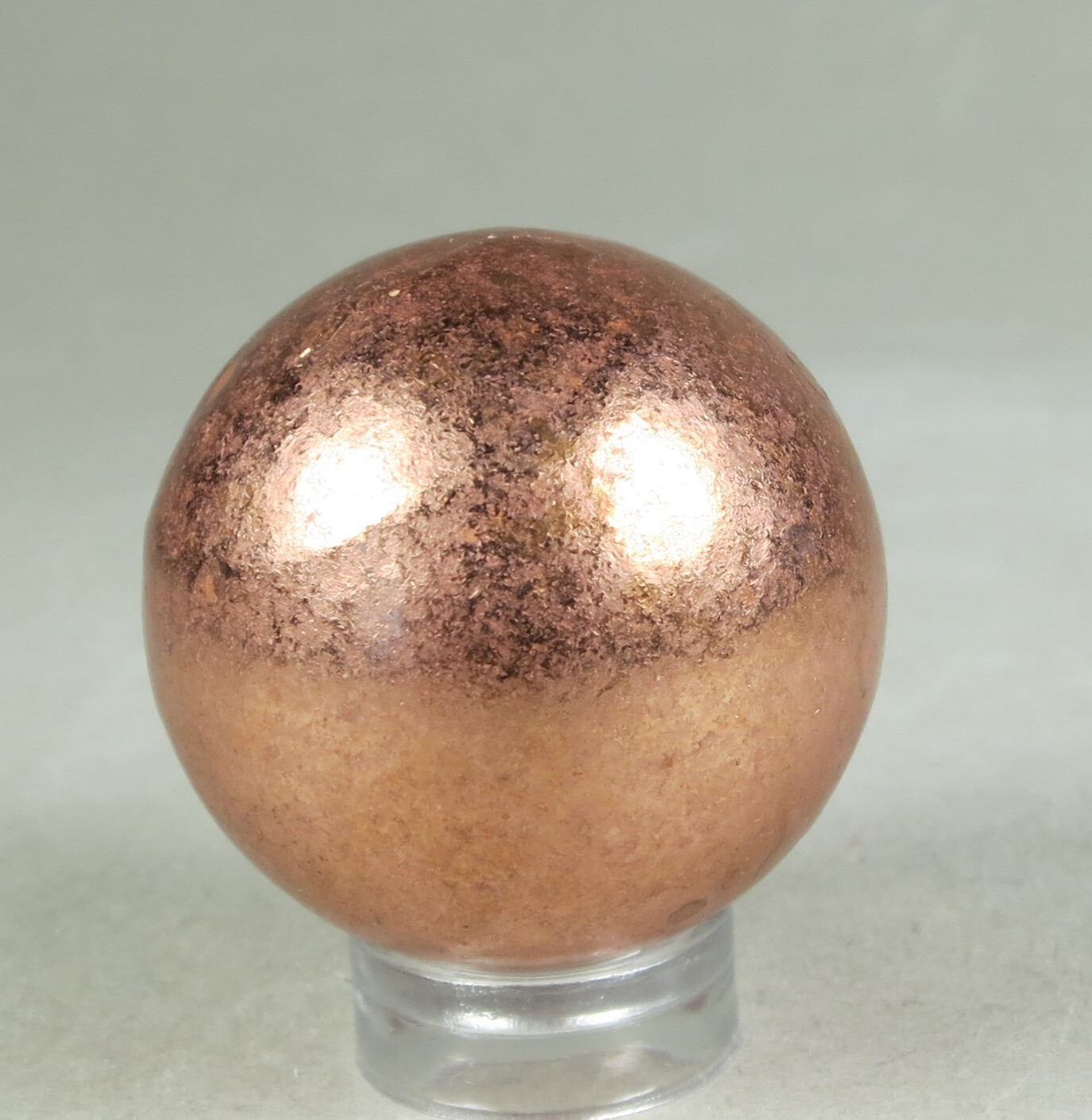 1.2 Inch Solid COPPER SPHERE With Stand – MICHIGAN