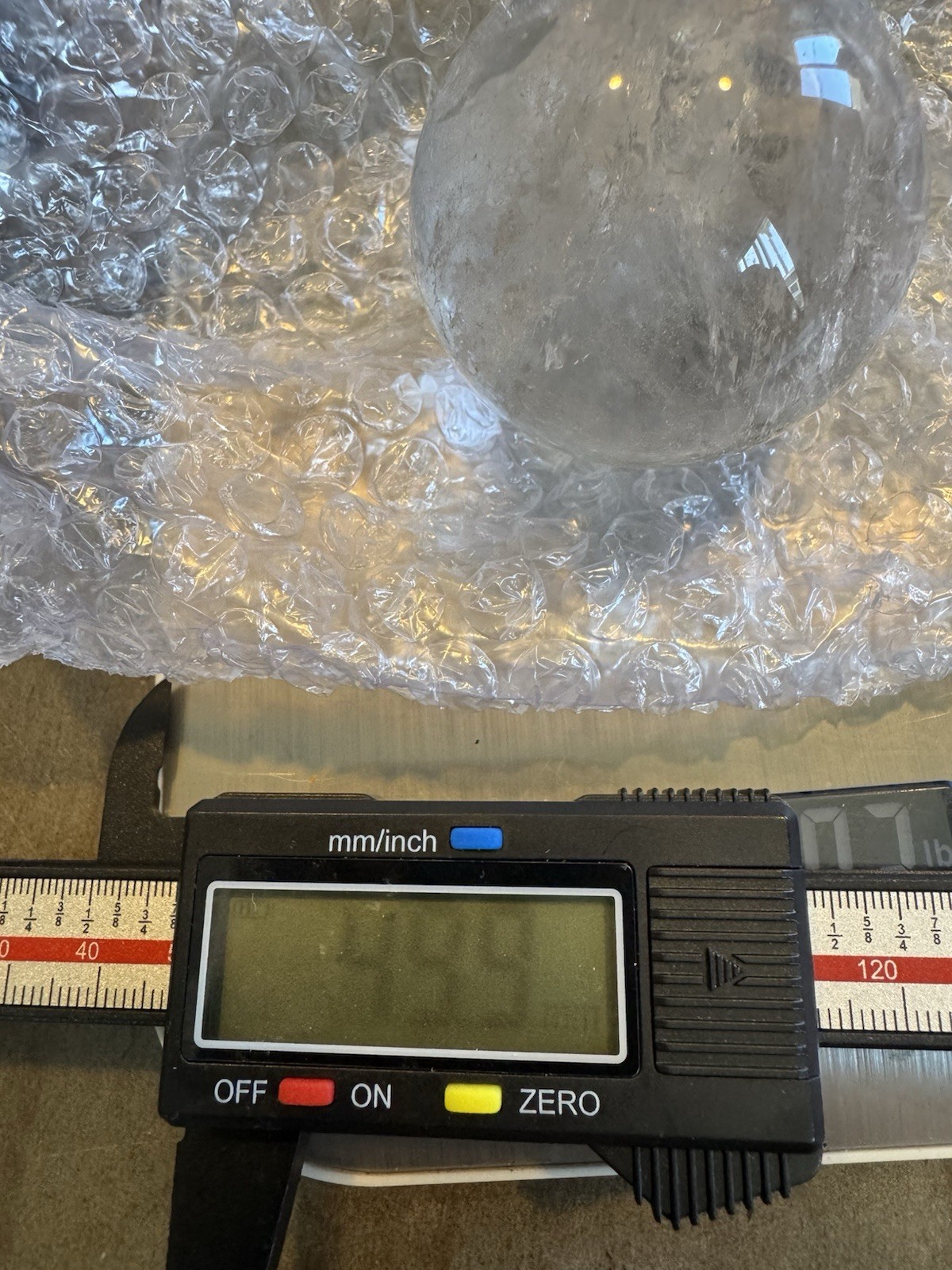 Clear Quartz Sphere 50mm with Stand