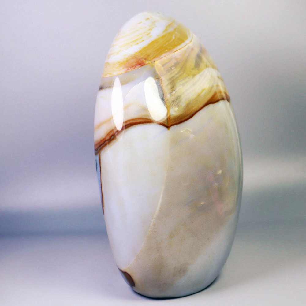 5.32lb Natural Ocean Jasper Agate Quartz Crystal Flame Reiki Statue Specimen