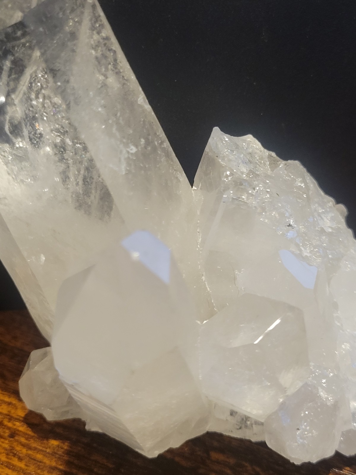 290g Natural White Clear Quartz Cluster Crystal Mineral Healing Stone (B4)