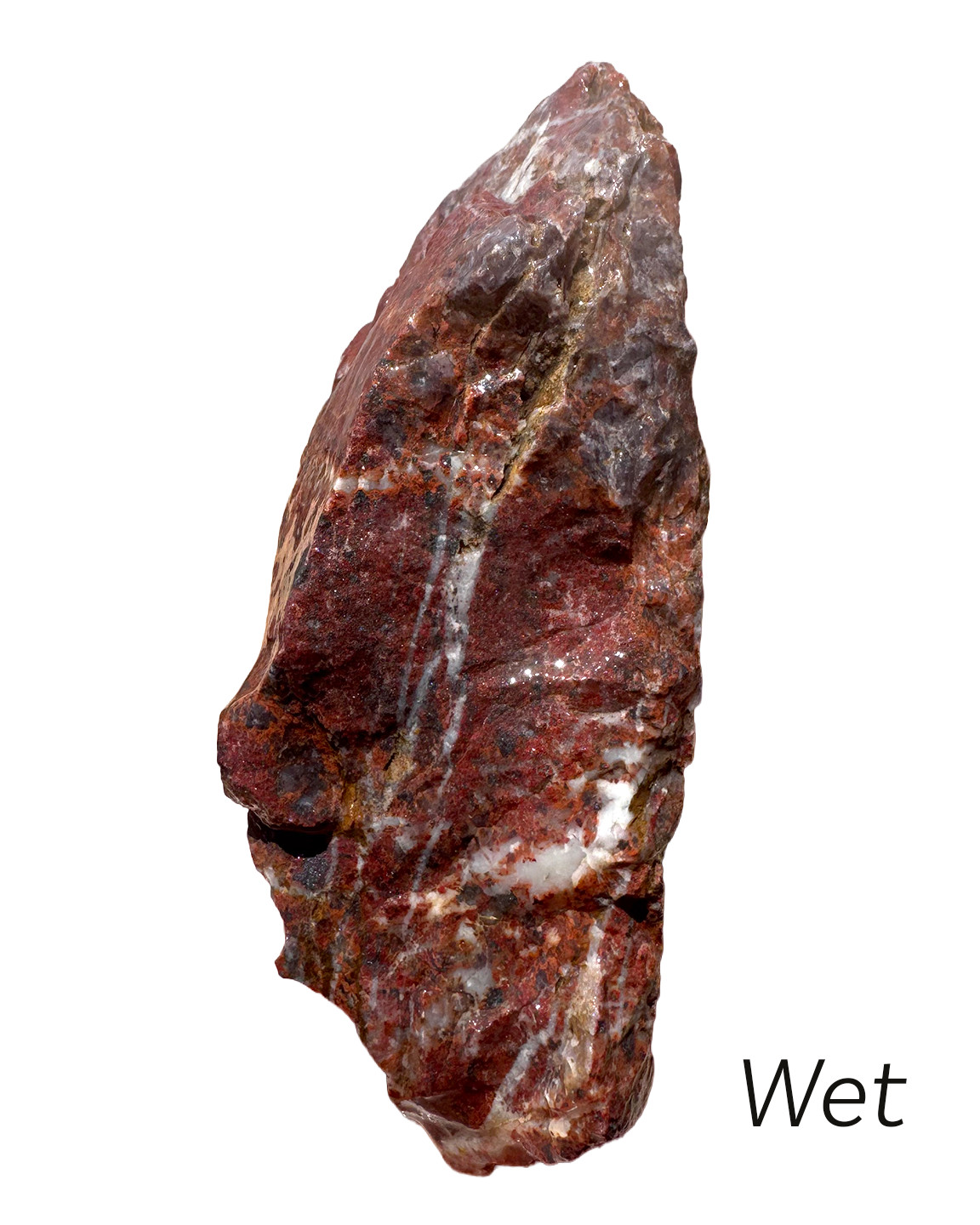 12 oz Rough Red Jasper with Hematite & Quartz Vivid Color from Arizona