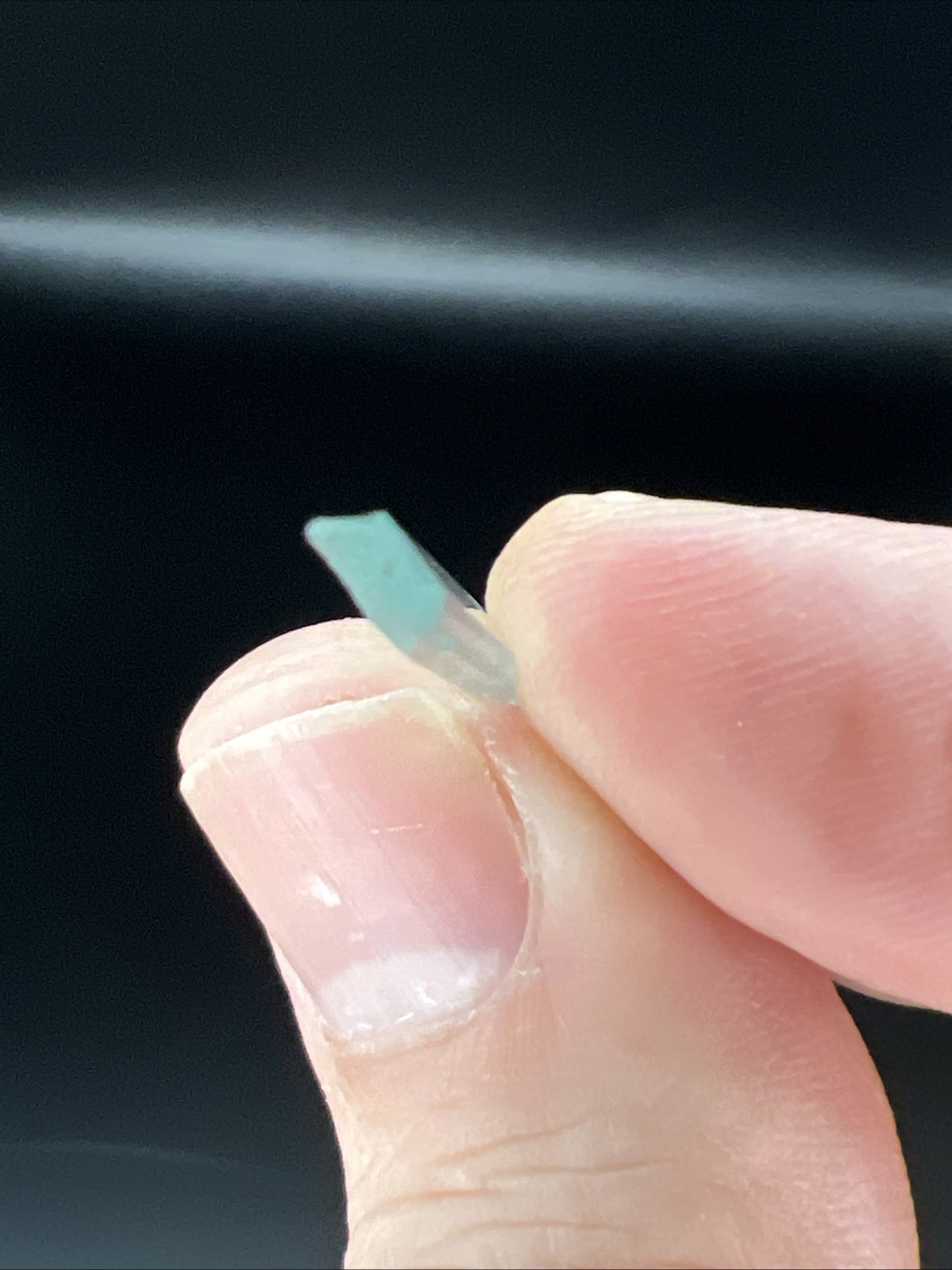 Vanadium Emerald Crystal – Nigeria Green Beryl Eye Clean Terminated – 1301