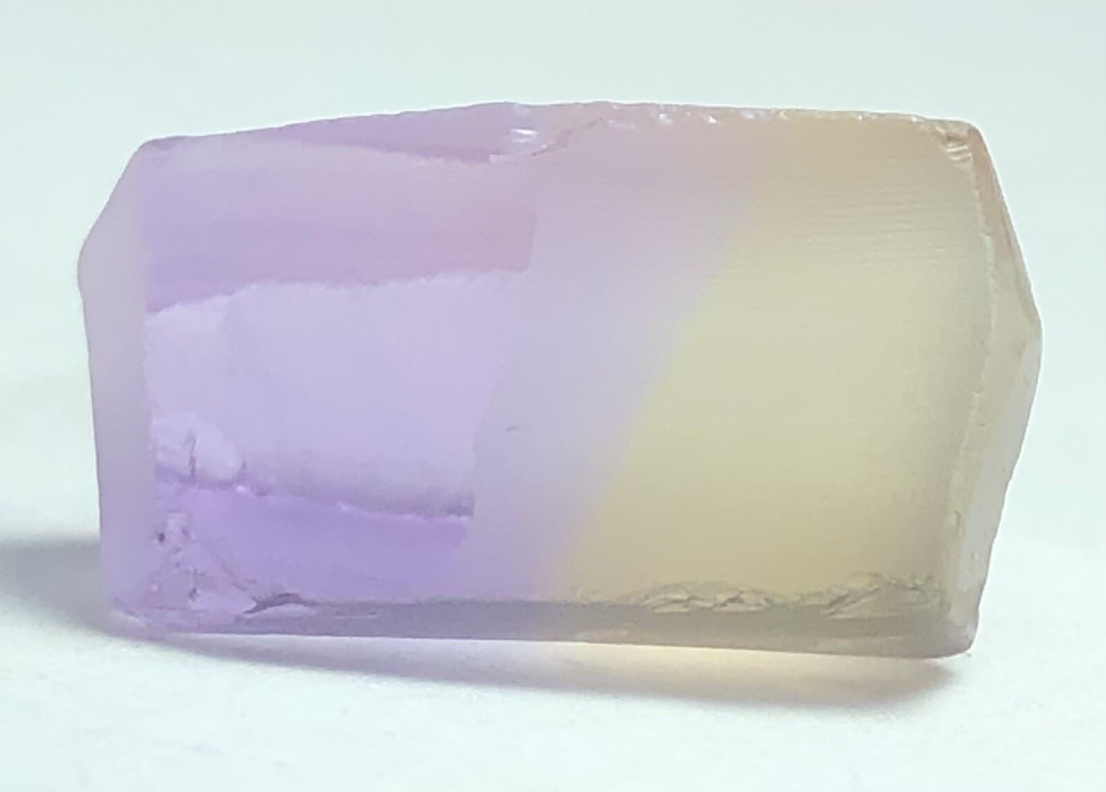 9.84 Ct Facet grade Rough Ametrine From Bolivia Clarity Wise Eye Clean