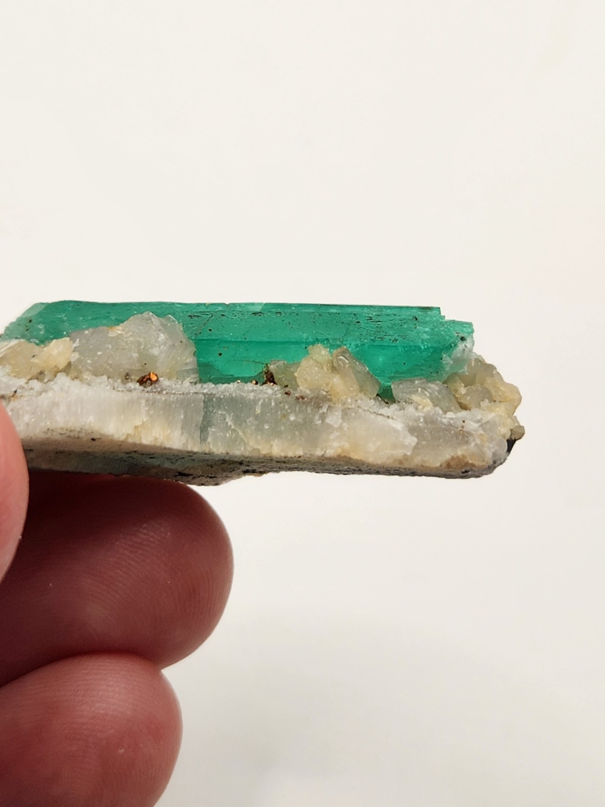 Rough Crystal Colombian Emerald Raw Matrix Collector Piece, Natural Not treament