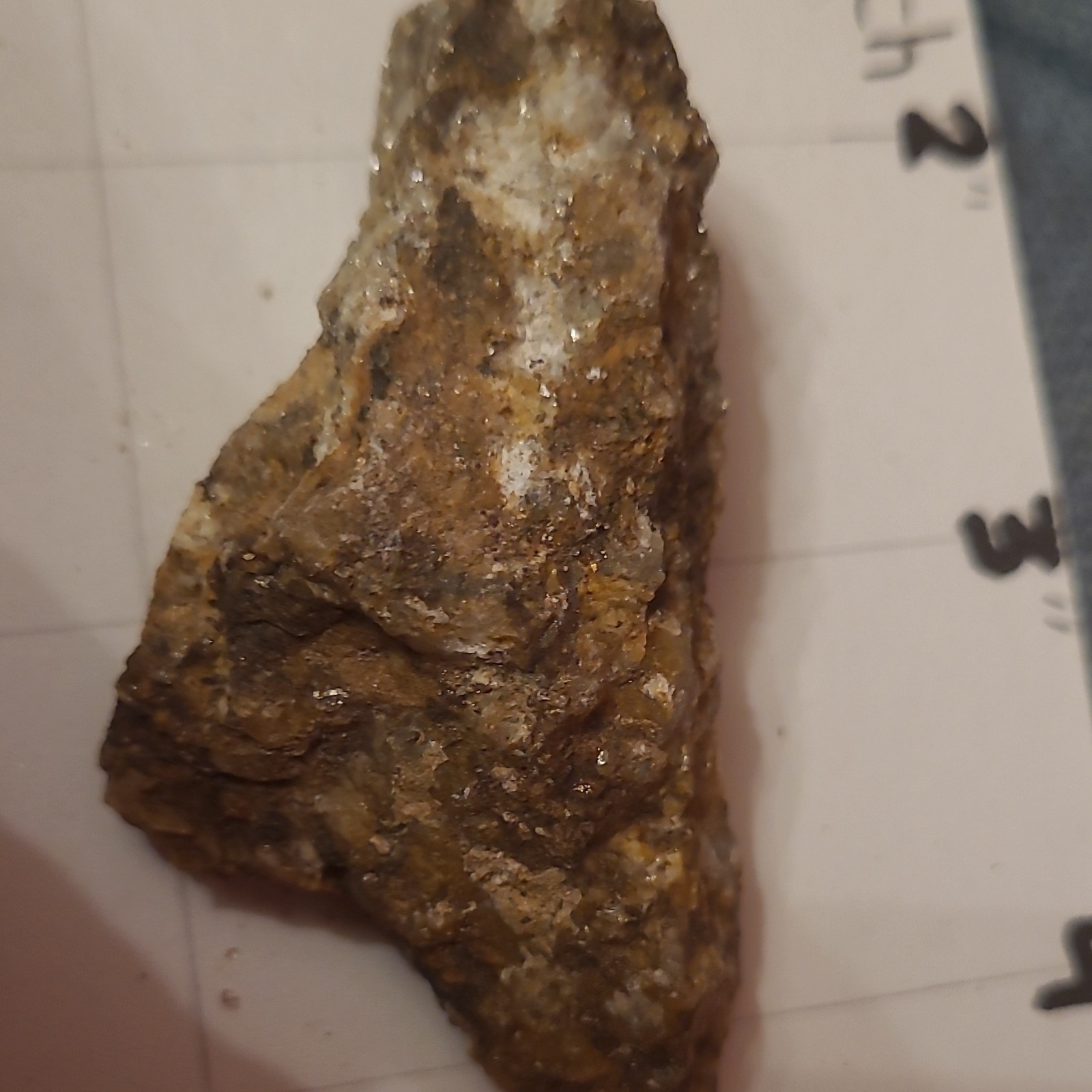 Natural Rough Crystal Mineral Specimen Approx. 2-3 Inches Brown Gray