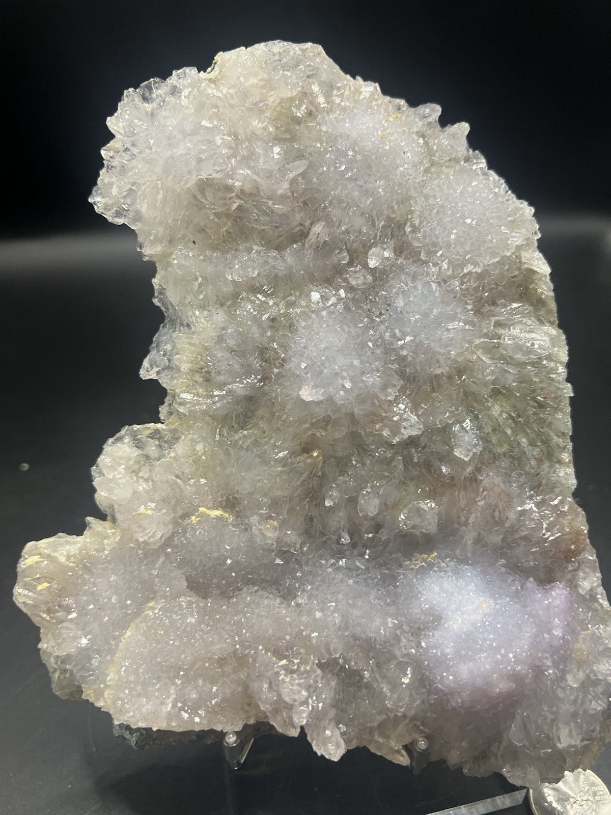 Large Natural 1.3 LB Multicolor Zeolite W/ Stand!Crystals ,Minerals,Home Decor