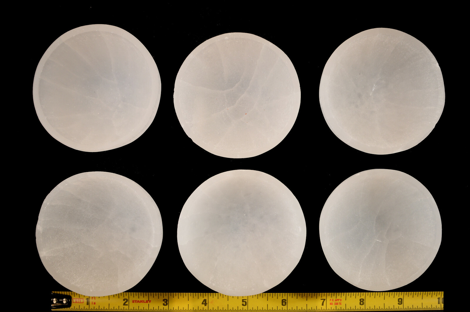 SELENITE Bowl 2 1/2″ Polished Rock Mineral Specimen Healing Crystal Reiki