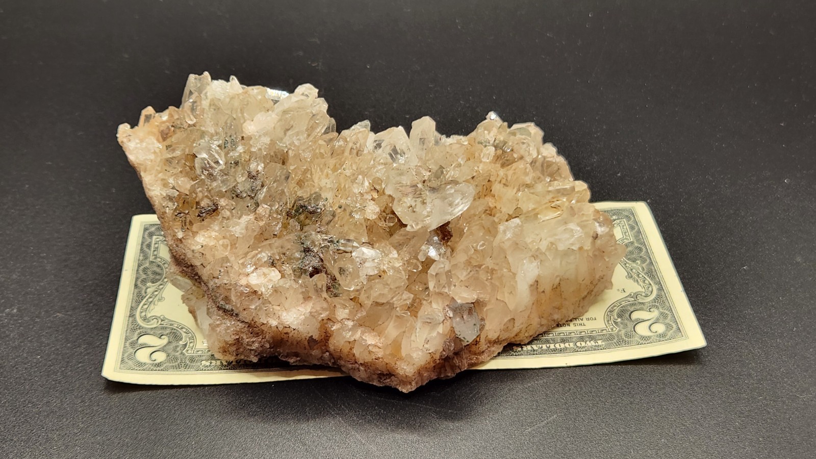 Crystal Allies Natural Specimens Cuarz Crystal Cluster Colombian Pink 470 gr