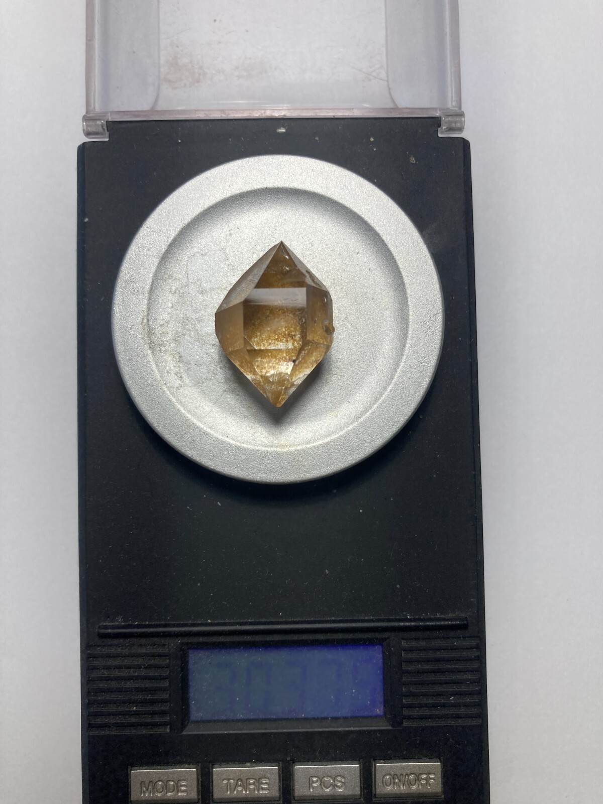 Herkimer NY AA + Diamond NEW TREASURE BOX 23mm x 16mm, 30.38 ct sec B3
