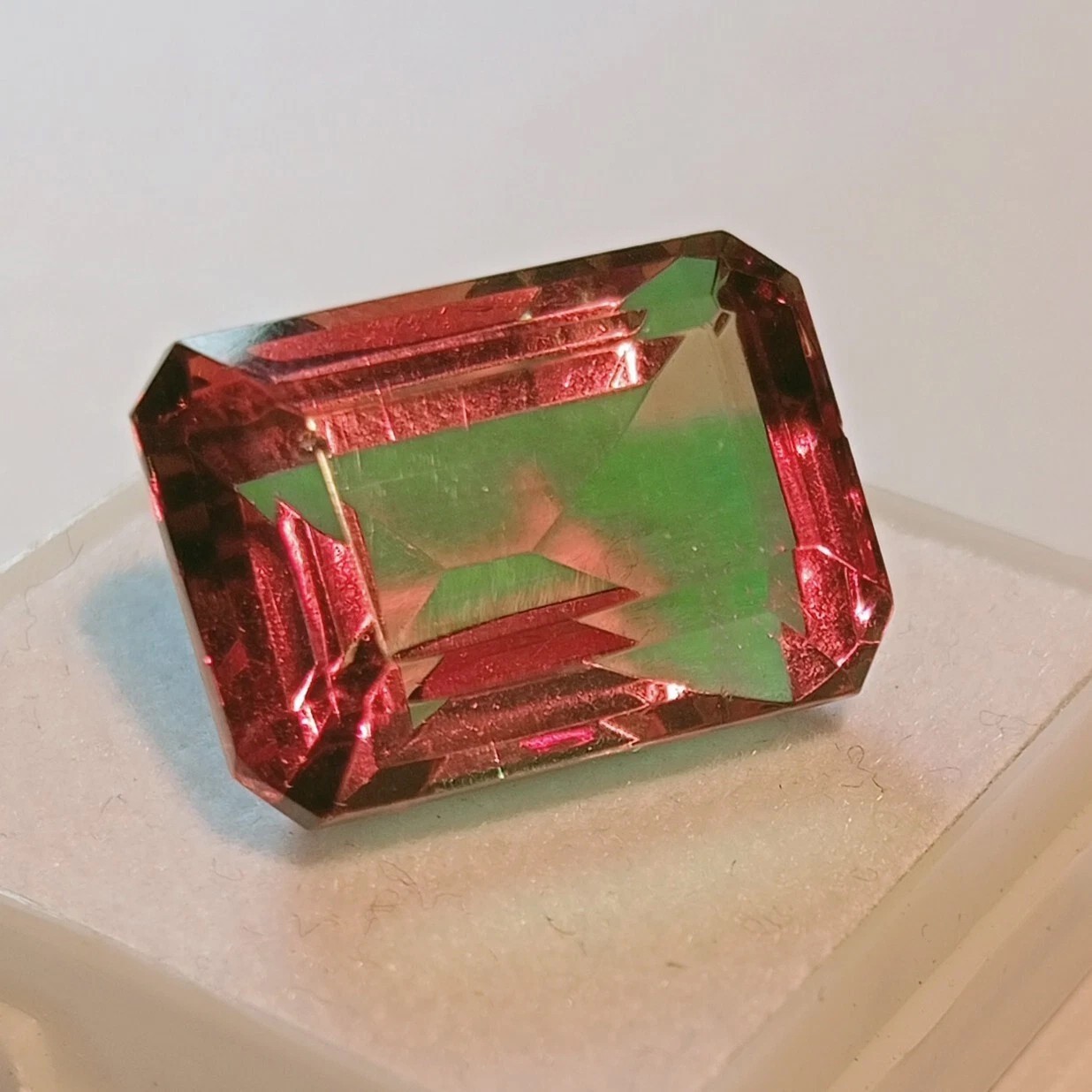 Certified Color Change Alexandrite Natural Loose Gemstone 10 Ct Emerald Cut