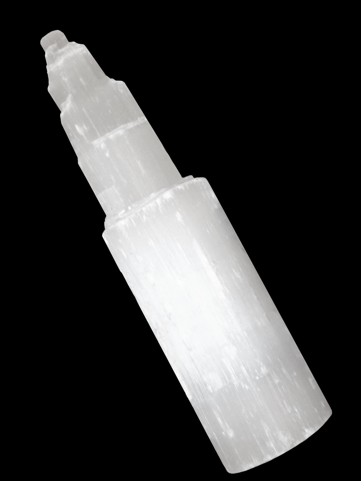 XL Selenite Tower Rough 8 ” inch Crystal Morocco Natural Carved Healing Energy