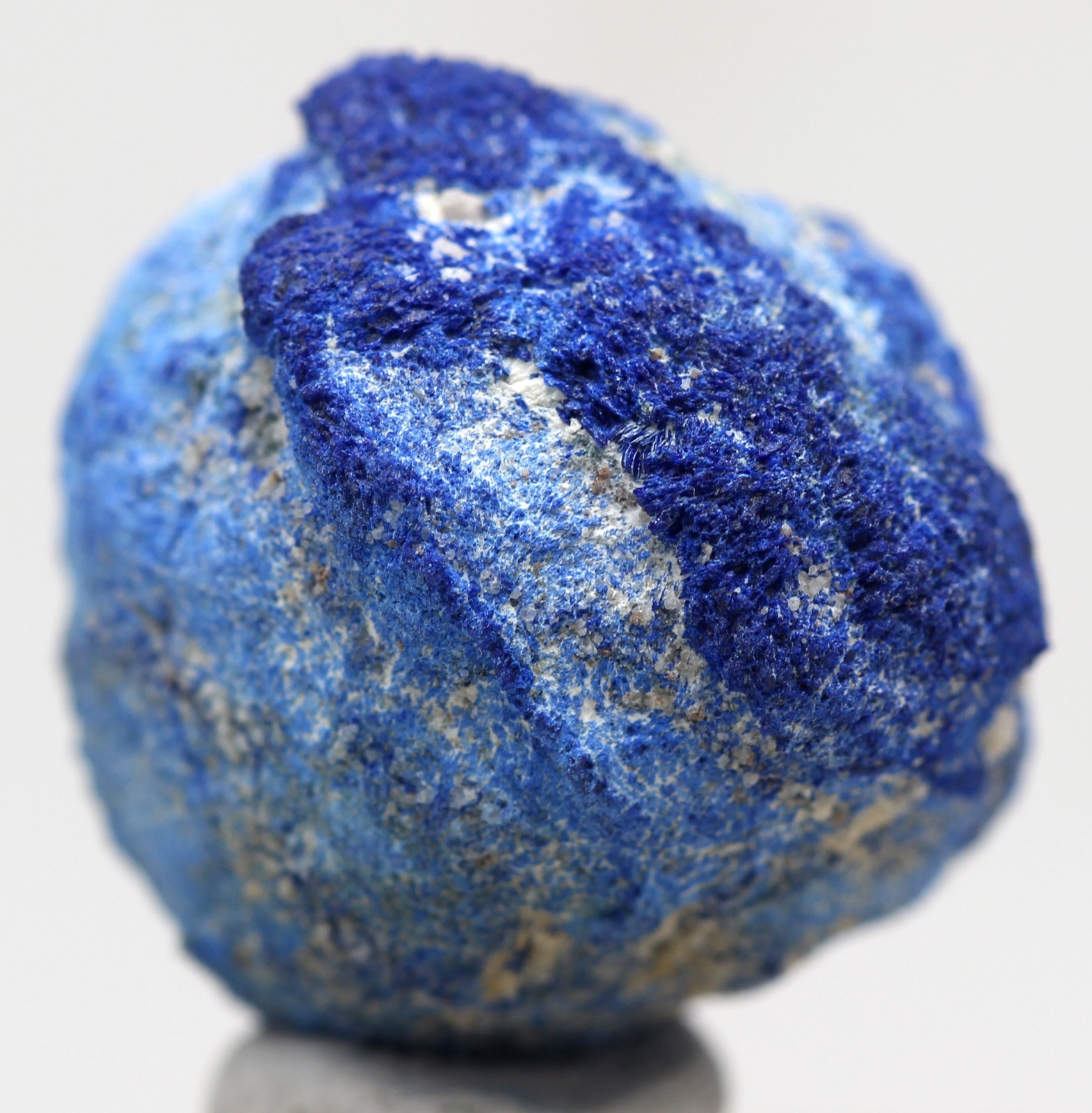 AZURITE GEODE Crystal Cluster Mineral Specimen Section Gemstone RUSSIA