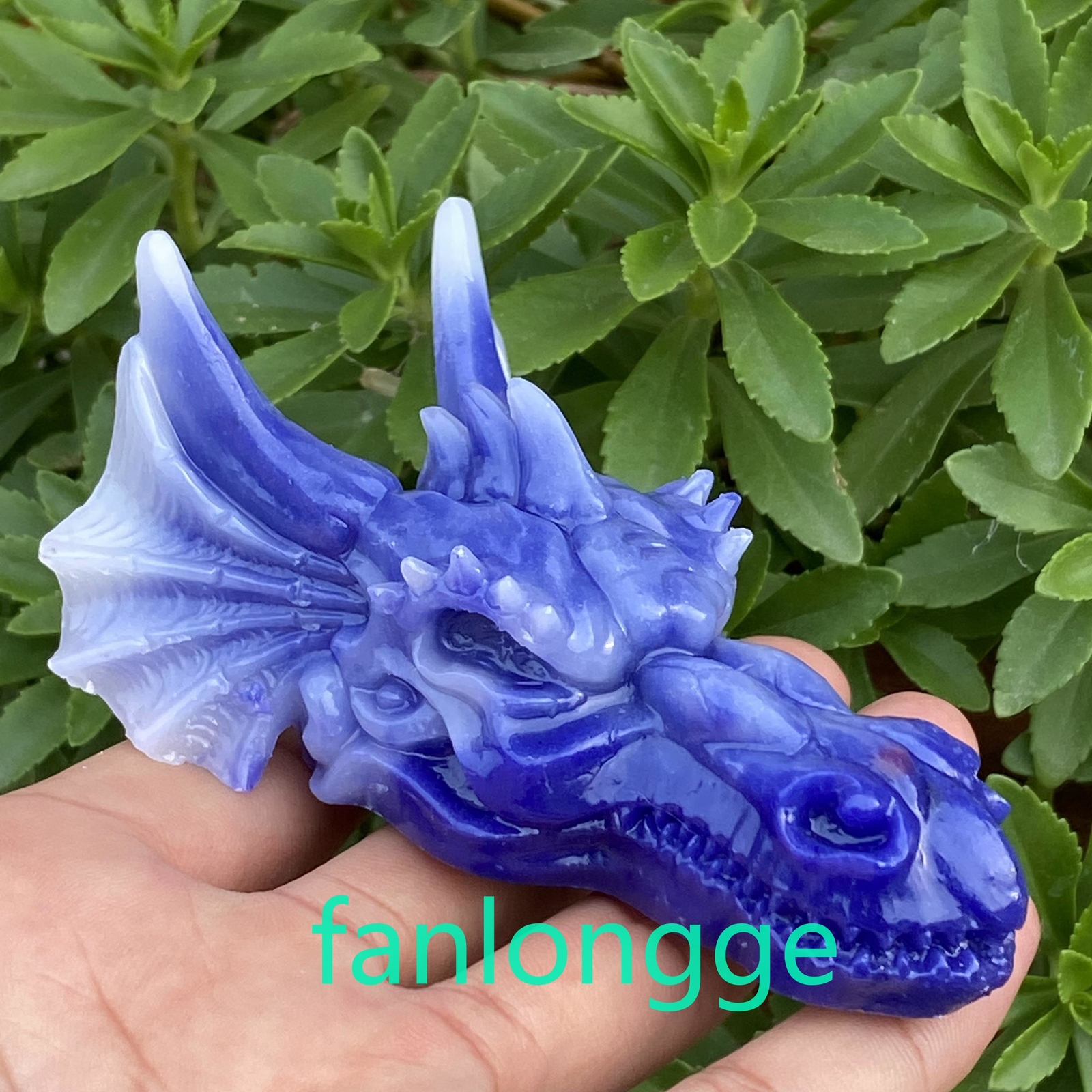 3.5″ Luminous Stone Pink Dragon skull Carved Quartz Crystal Gift Healing 1pc